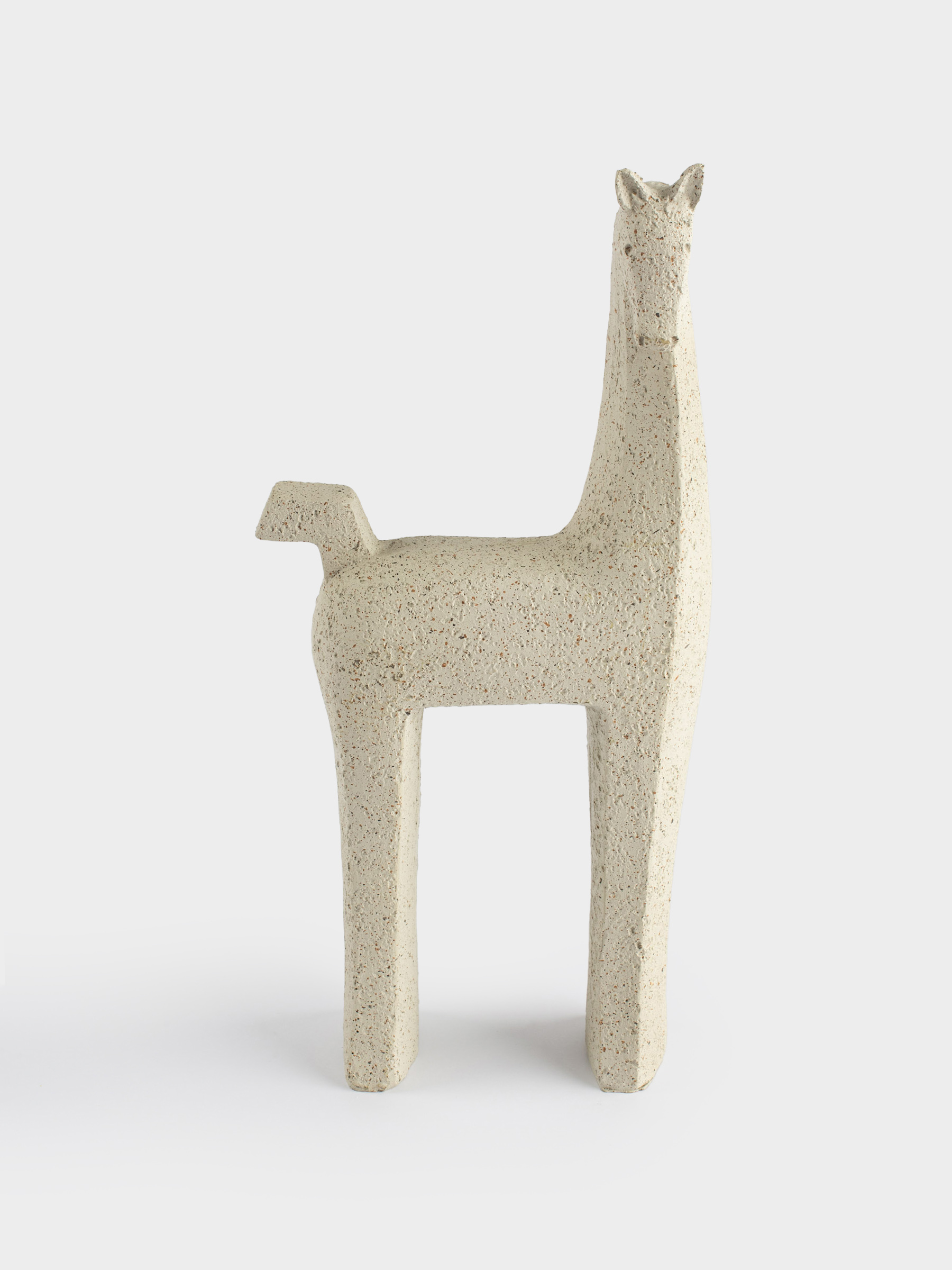 Statuette, 25 cm, polyresin, white, Horse, Horse white, image-5