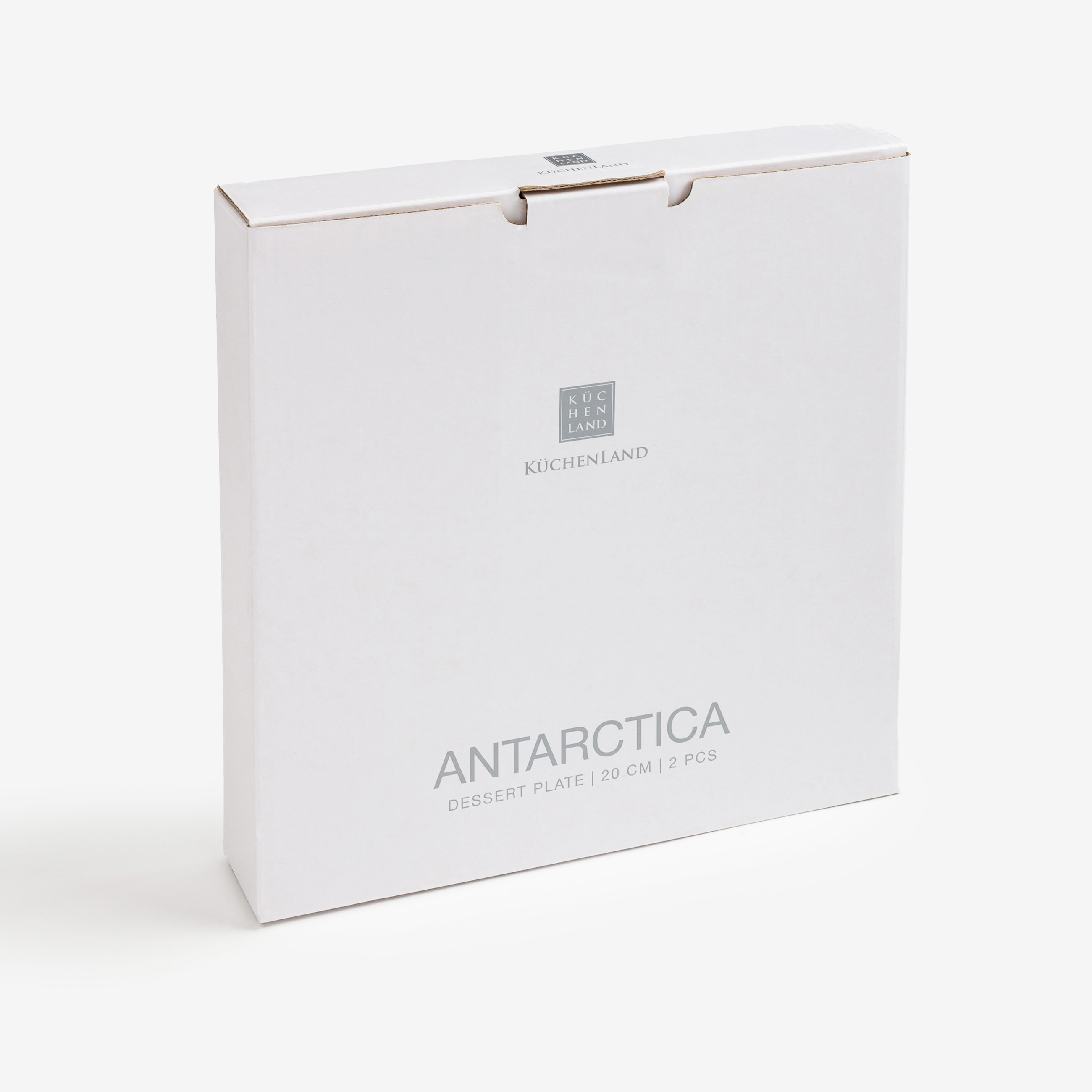Dessert plate, 20 cm, 2 pieces, porcelain F, Antarctica