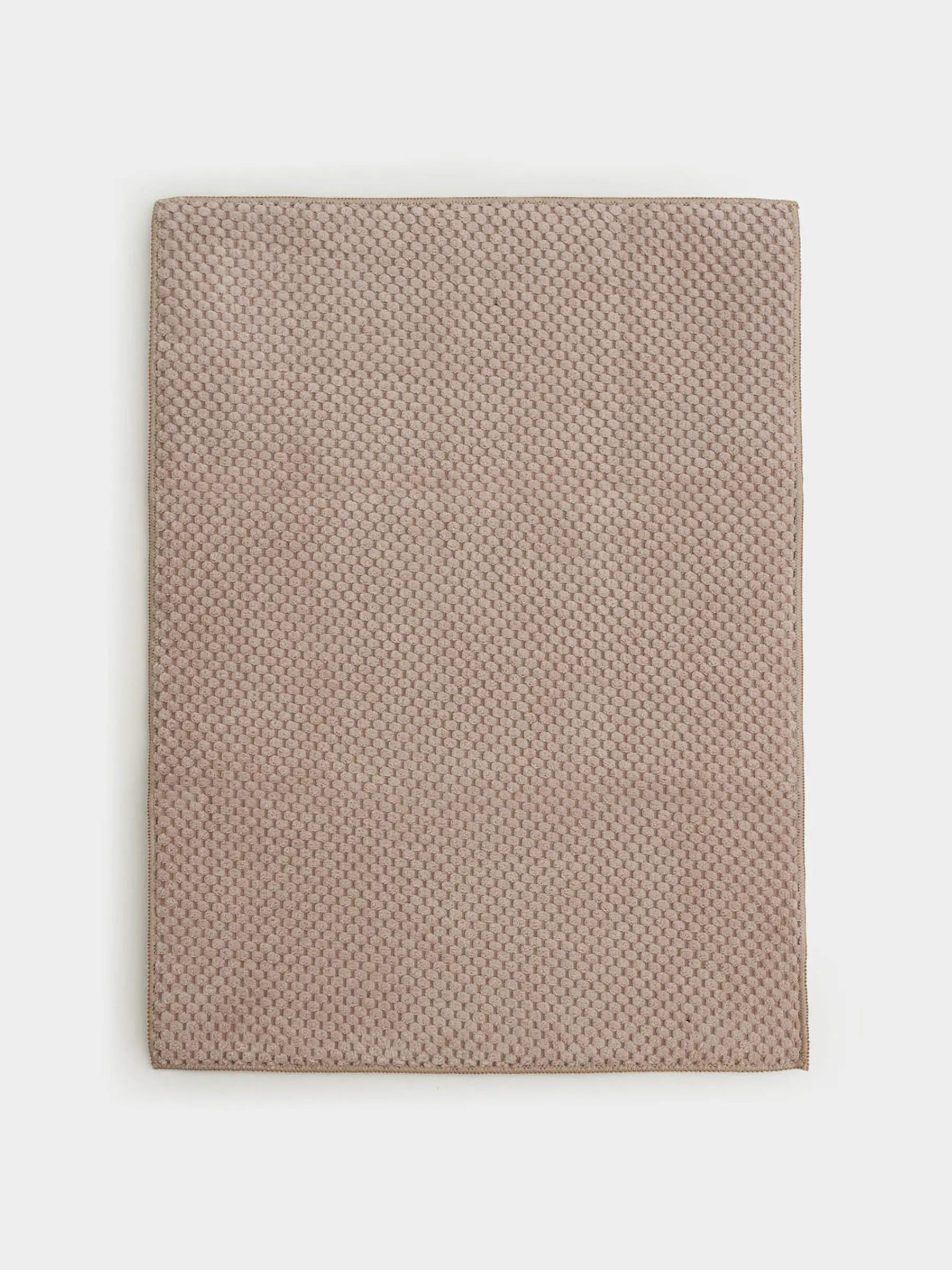 Dish drying mat, 51x38 cm, microfiber, Beige, Clean