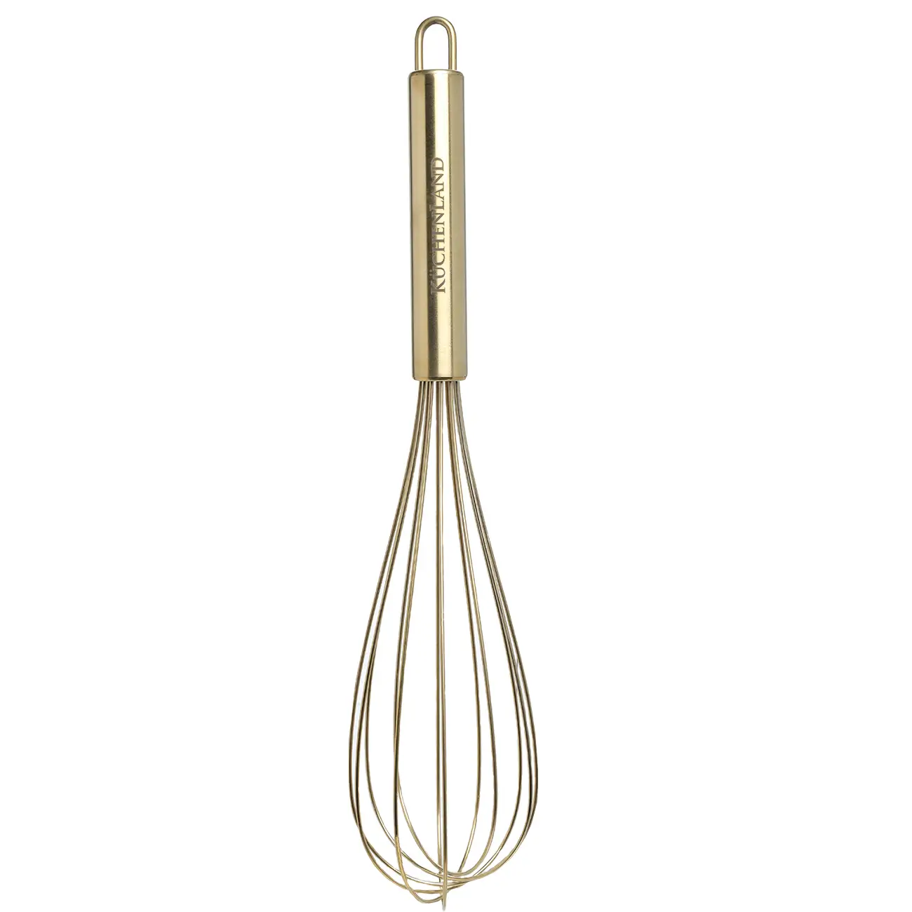 Whisk, 30 cm, steel, golden, Device gold, image-0