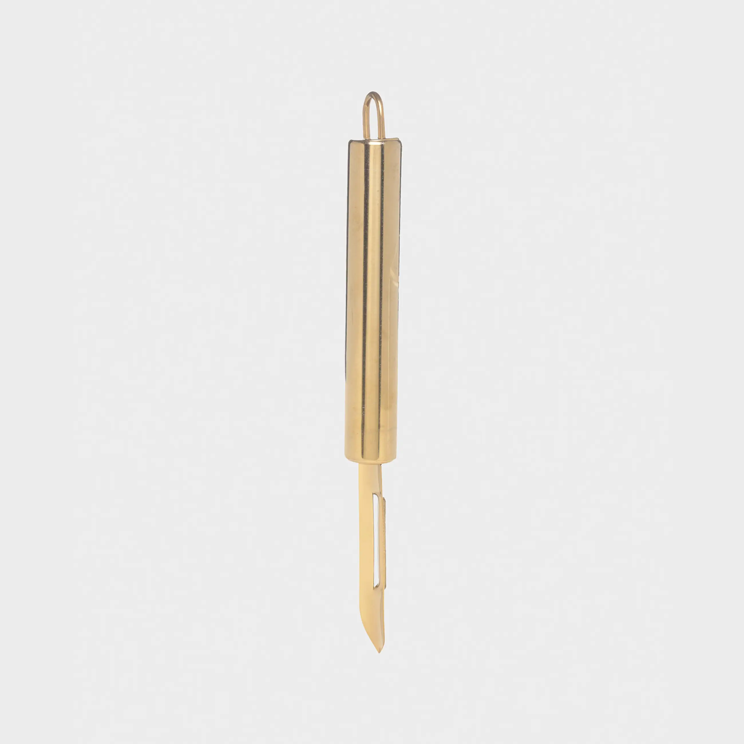 Vegetable peeler, 19 cm, steel, golden, Spiro gold