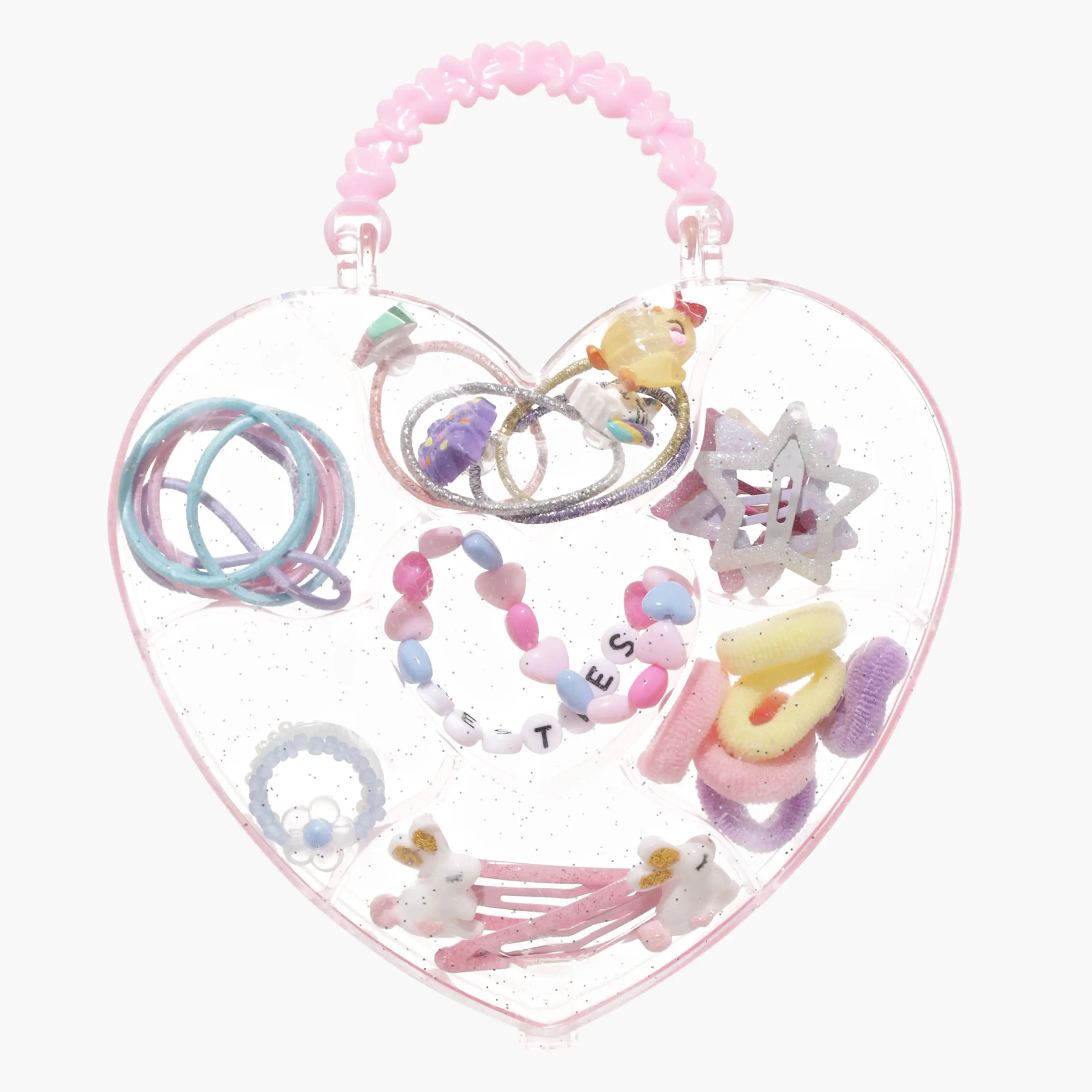 Jewelry set, children's, 12x16 cm, in a case, plastic / metal, Views kids