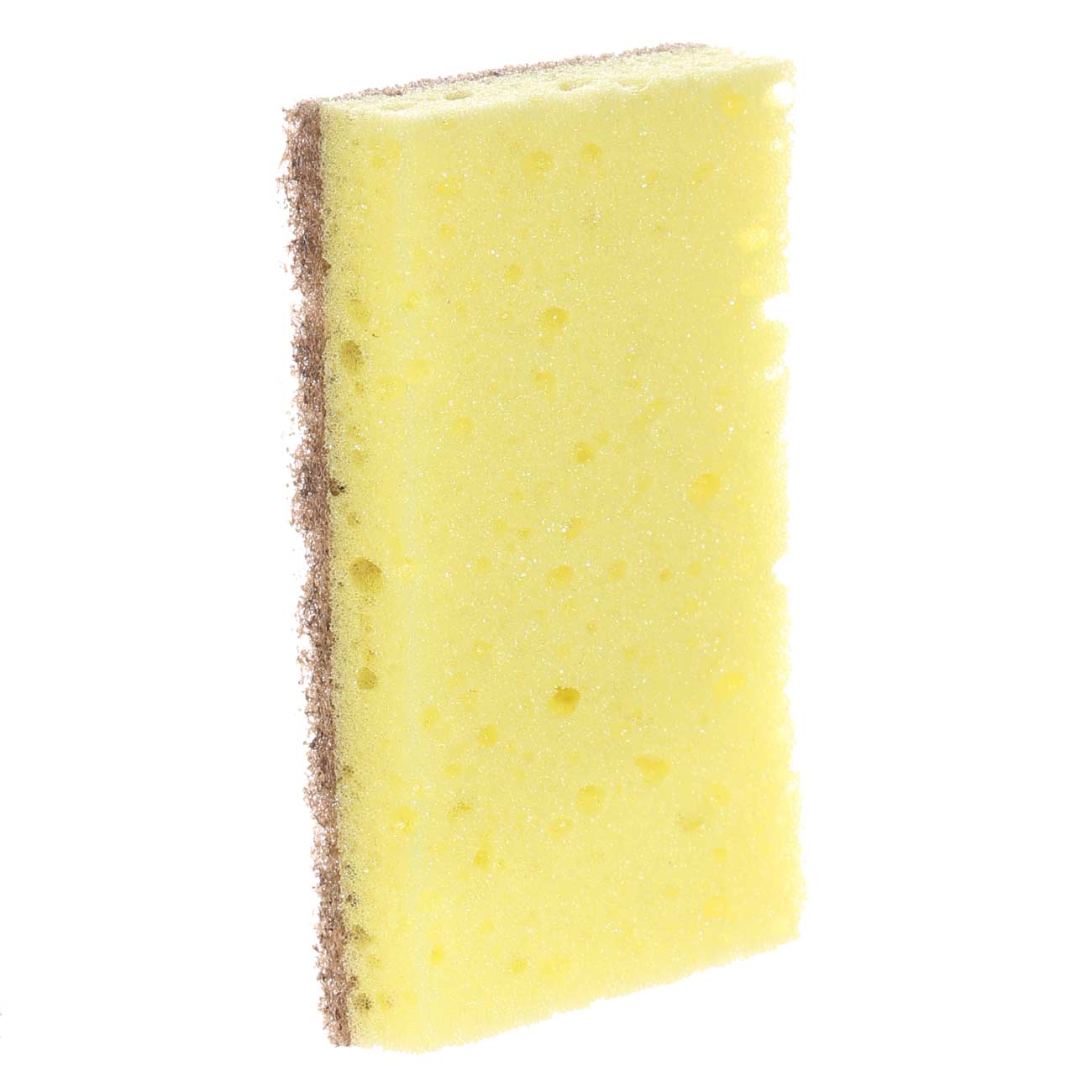 Dish washing sponge, 11x7 cm, 2 pcs, wood fiber/sisal, beige, Green clean