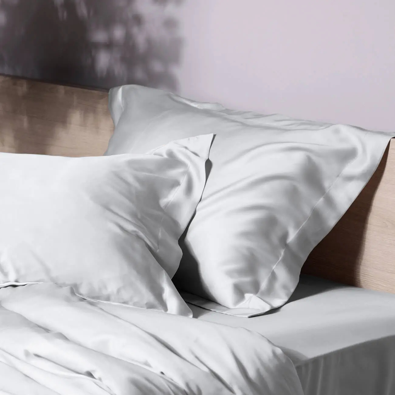 Pillowcase, 50x70 cm, 2 pcs, Tencel 300 TC, beige, Tencel, image-0