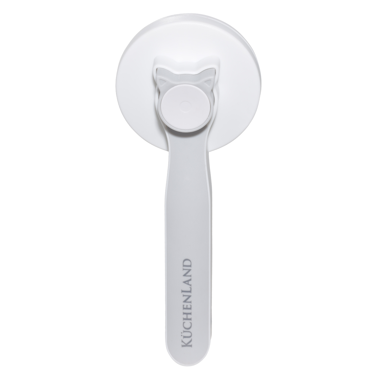 Pet hair comb, 18 cm, Self-cleaning, plastic / steel, White-gray, Ears, Pet, image-4