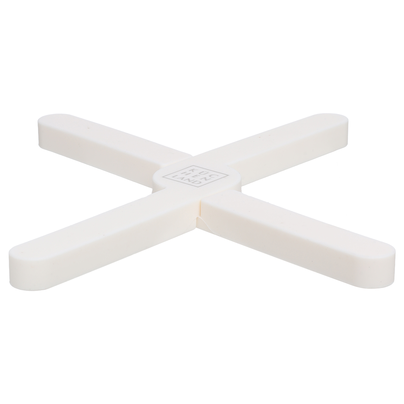 Hot plate, 21 cm, folding, silicone, Milk, Soft kitchen