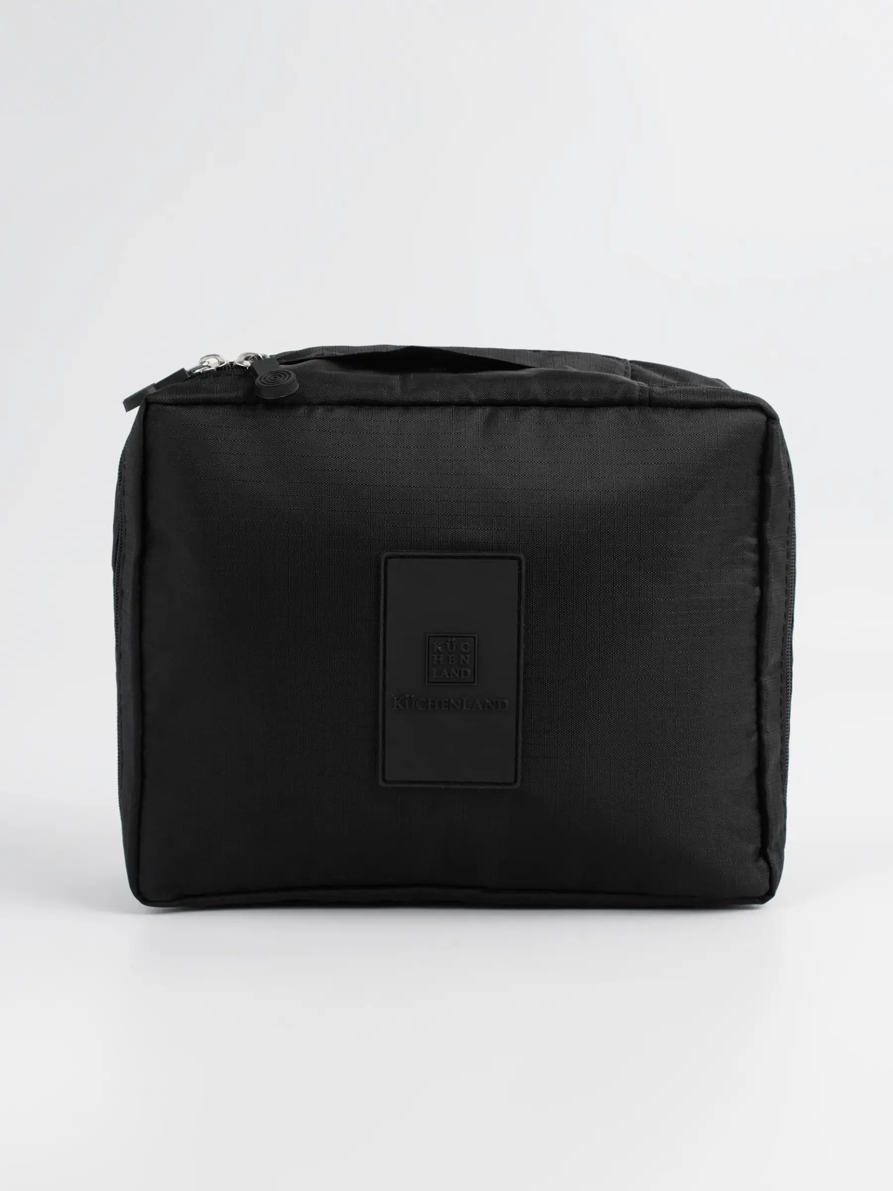 Travel cosmetic bag, 21x16 cm, polyester, black, Easy Travel