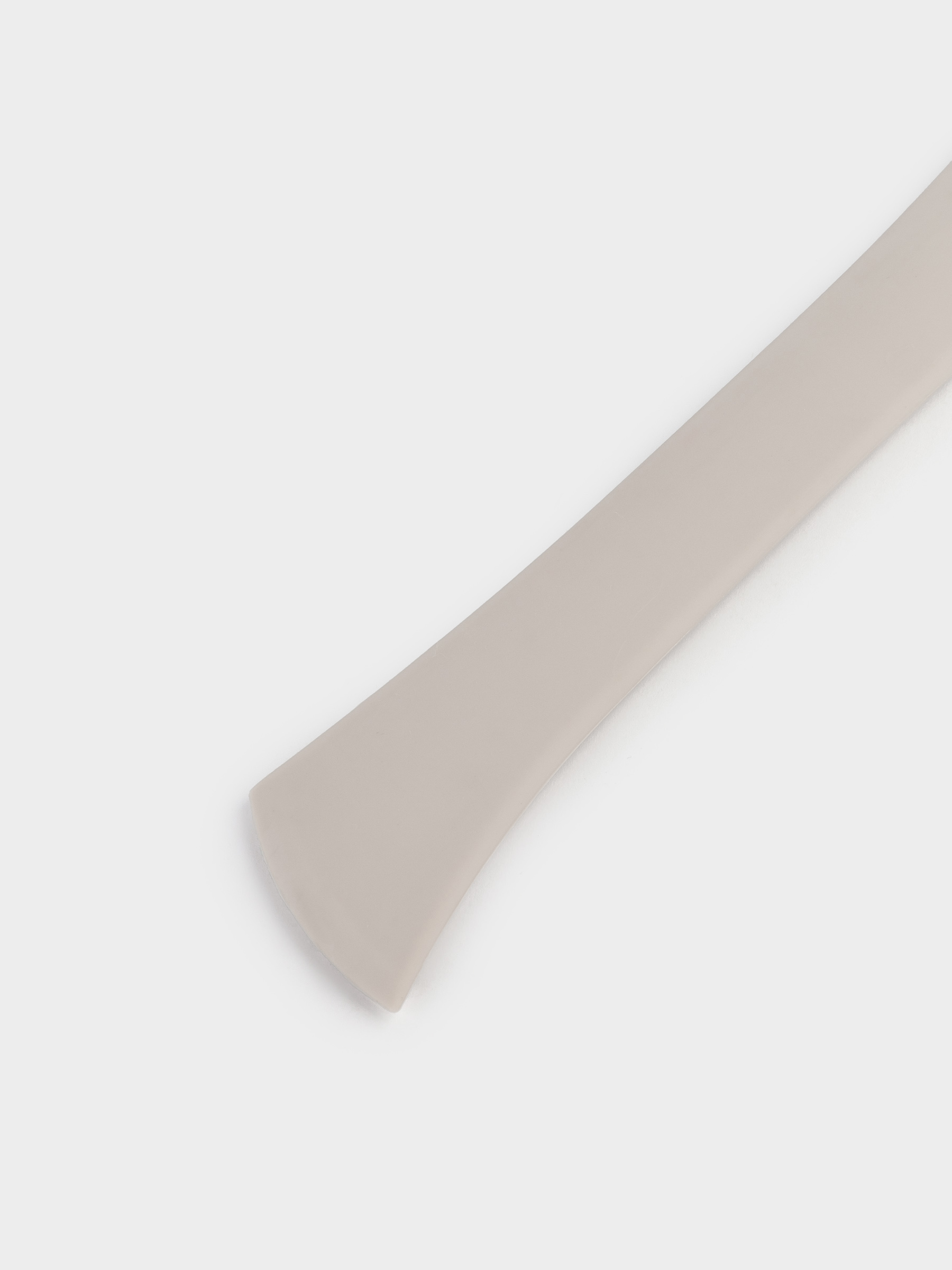 Spatula, 28 cm, double, silicone, beige, image-3