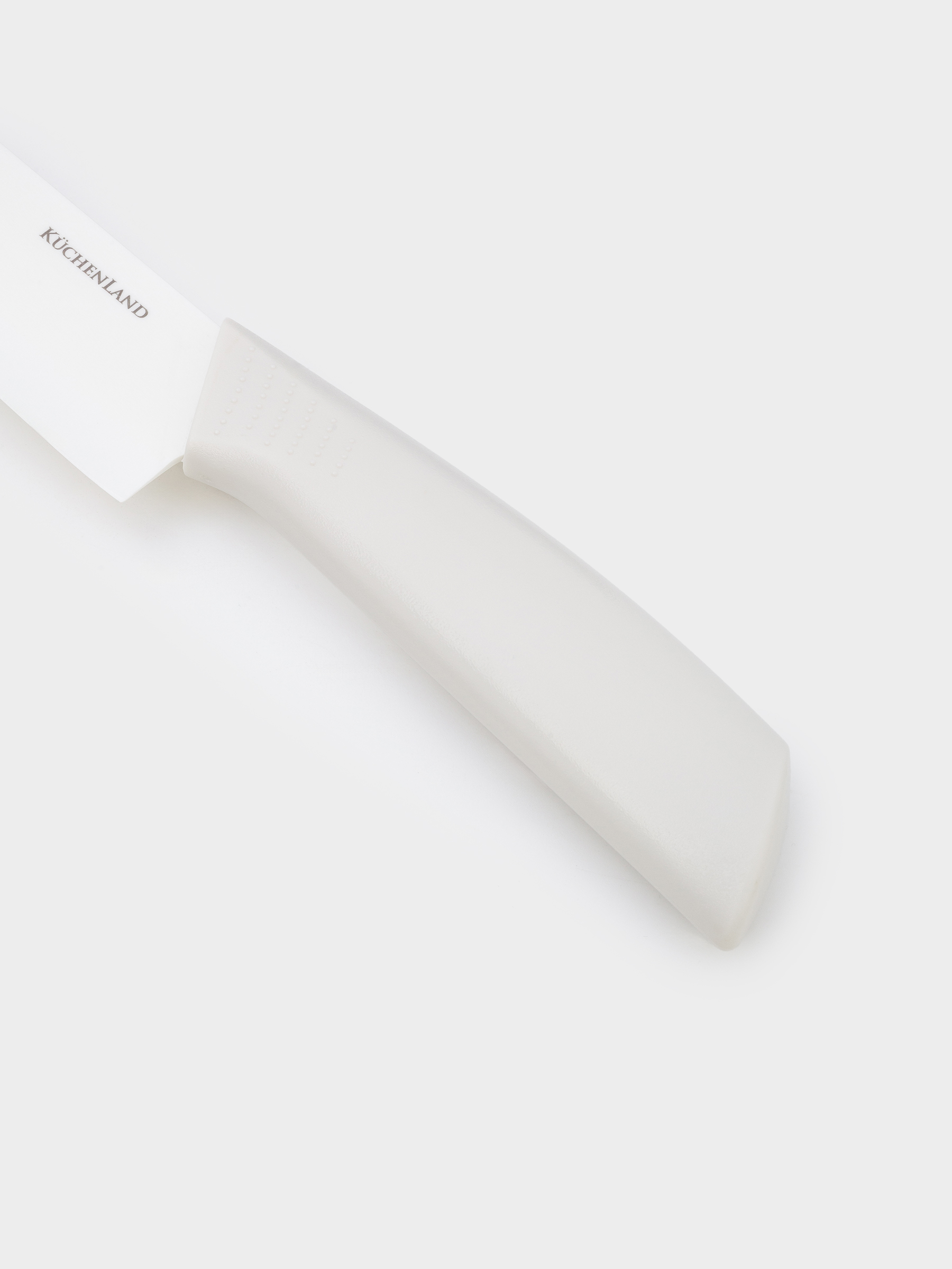Slicing knife, 15 cm, with case, ceramic / plastic, milk, Regular, image-4