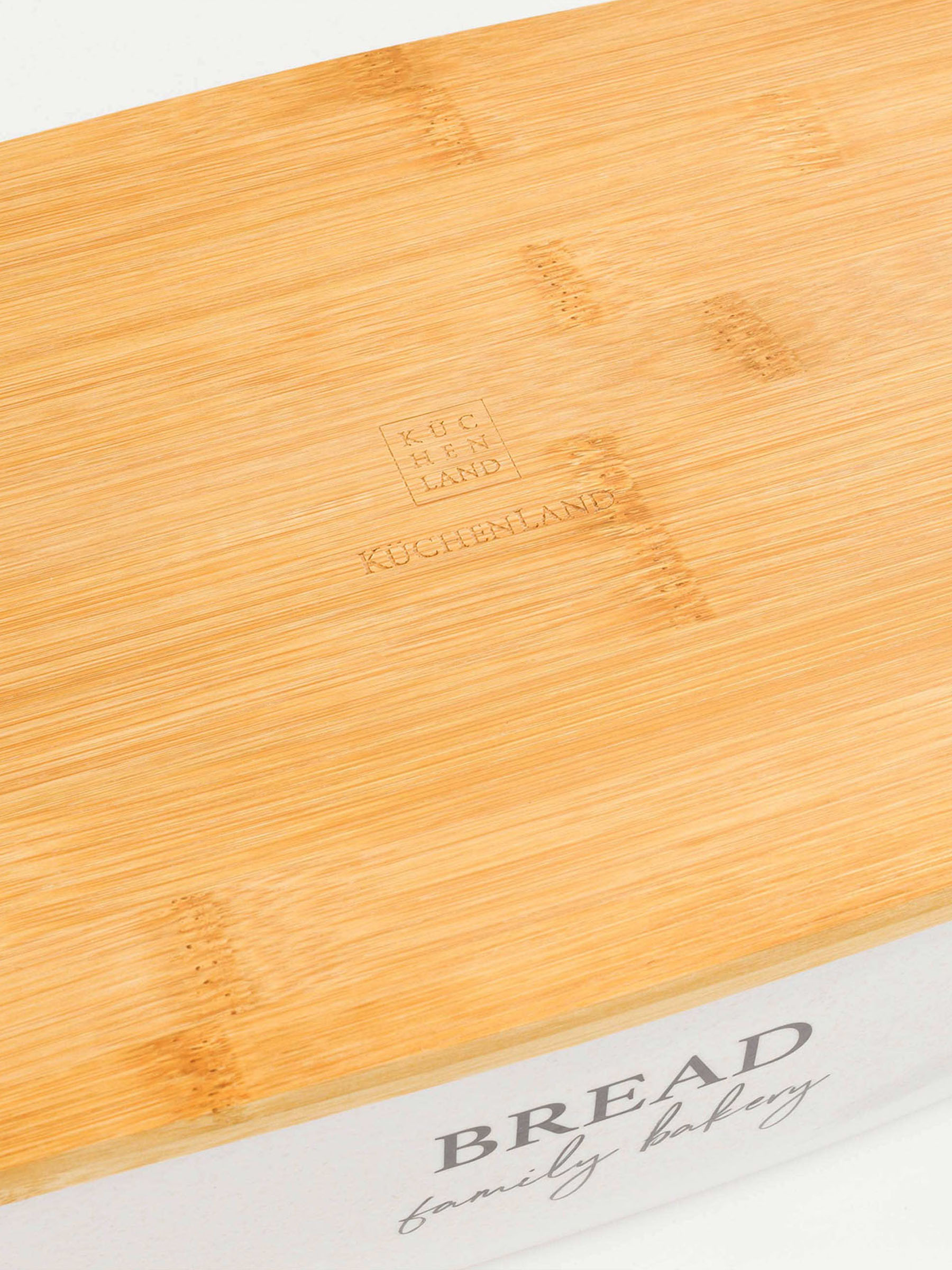 Bread box, 37x21x13 cm, with cutting board, bamboo, oval, Dairy, Bread/Bakery, Course, image-5
