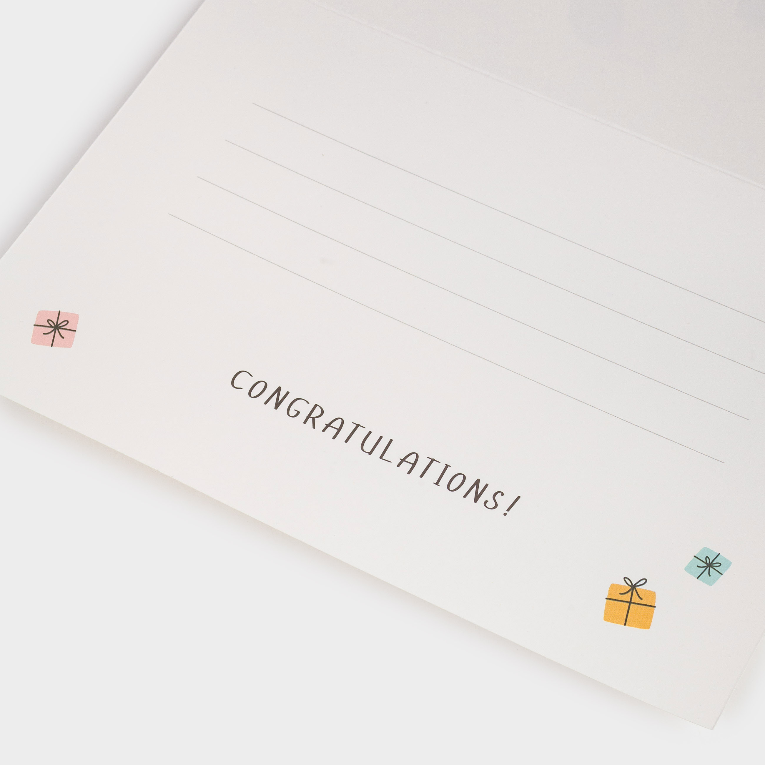 Gift envelope, 12x17 cm, paper, white, Dogs with balloons, Birthday, image-3