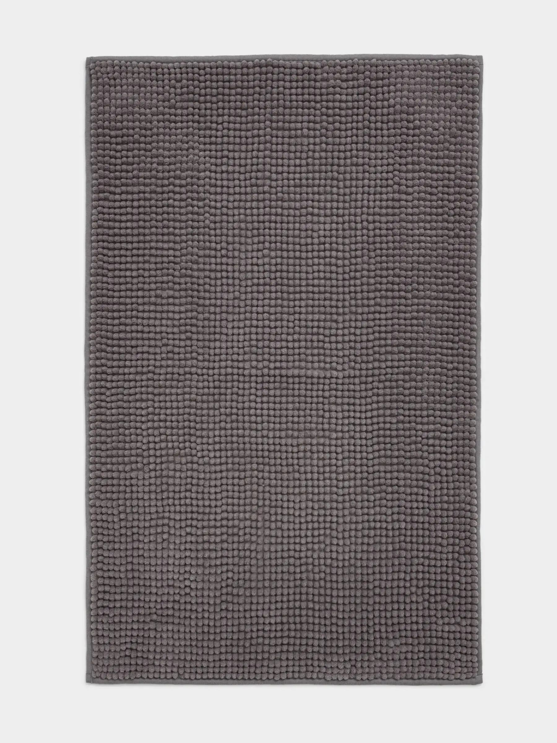 Mat, 50x80 cm, polyester, dark grey, Hillock, image-0