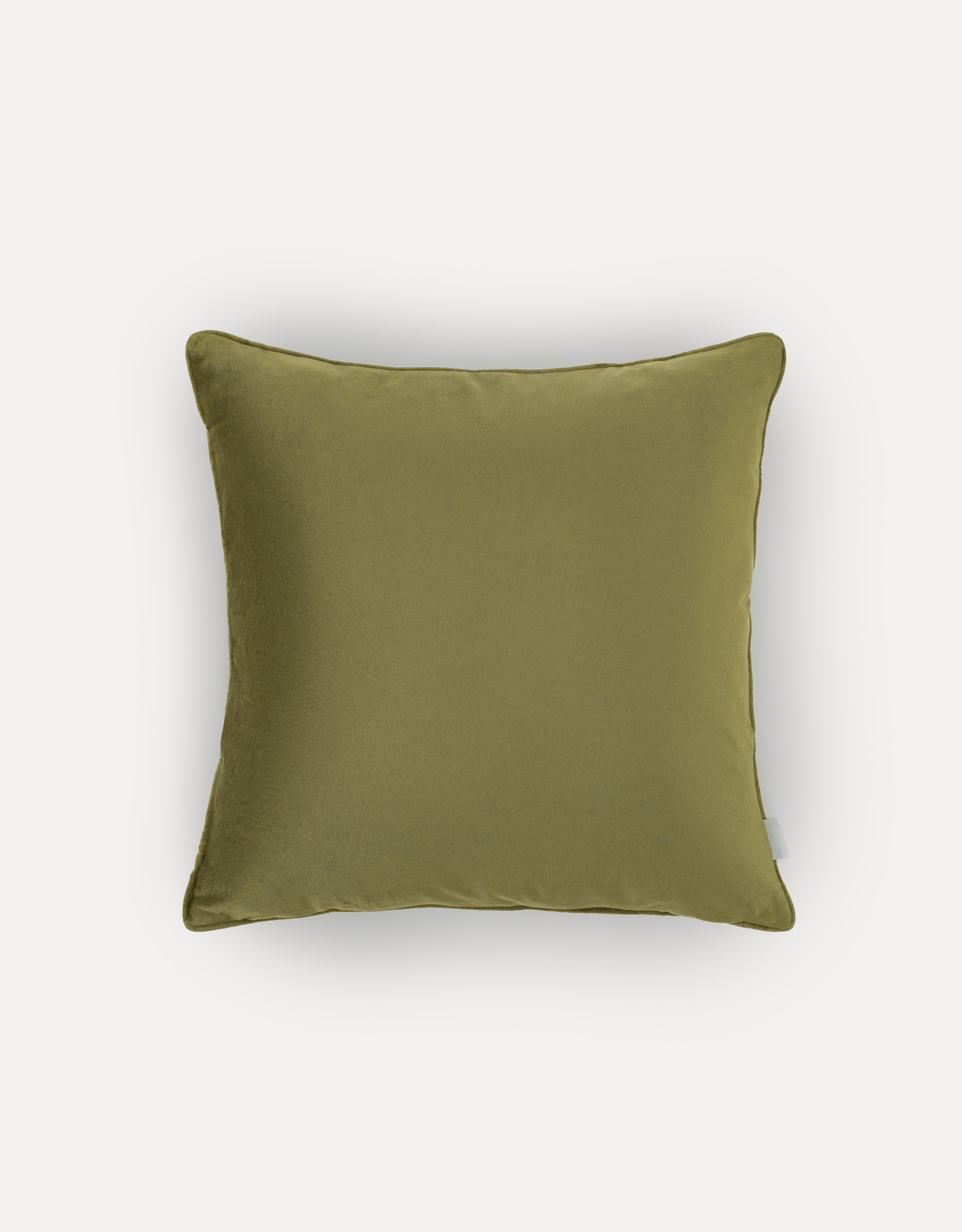 Decorative pillow, 45x45 cm, velvet/beads, milky, Dragonflies and beetles, Bugs, image-1