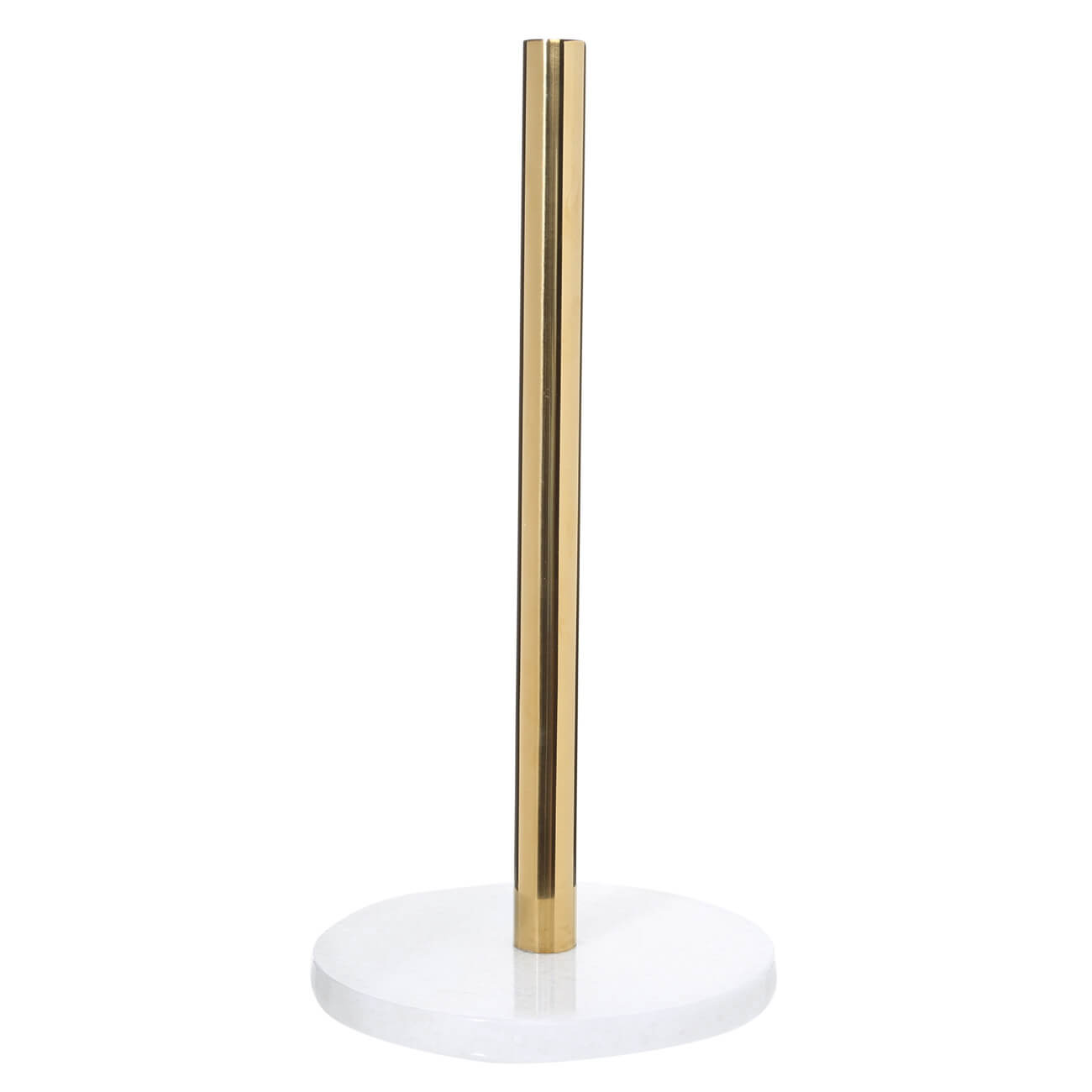 Paper towel holder, 32 cm, steel / marble, Golden white, Classic Marble