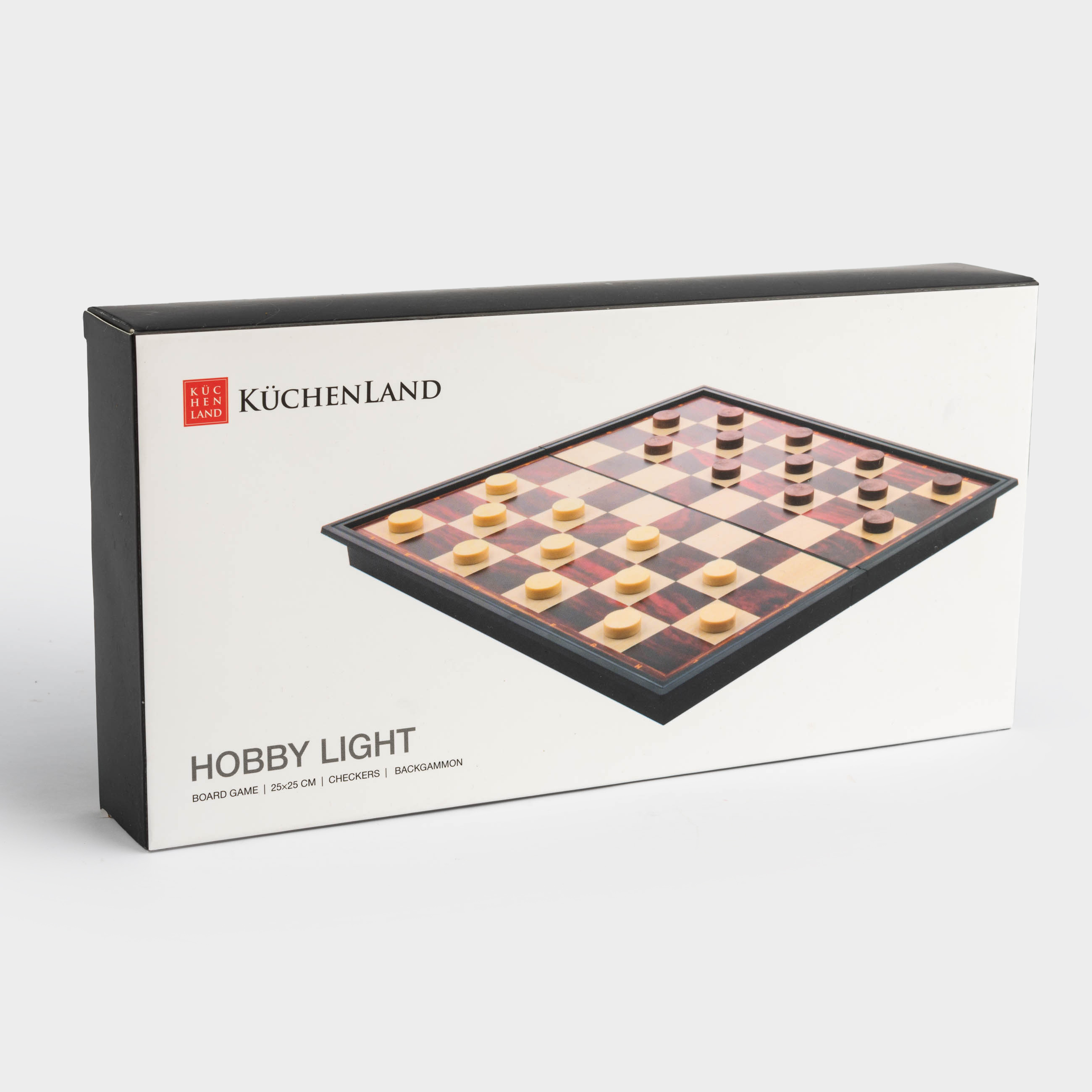 Board game, 25x25 cm, checkers/backgammon, road, plastic, Hobby light, image-9