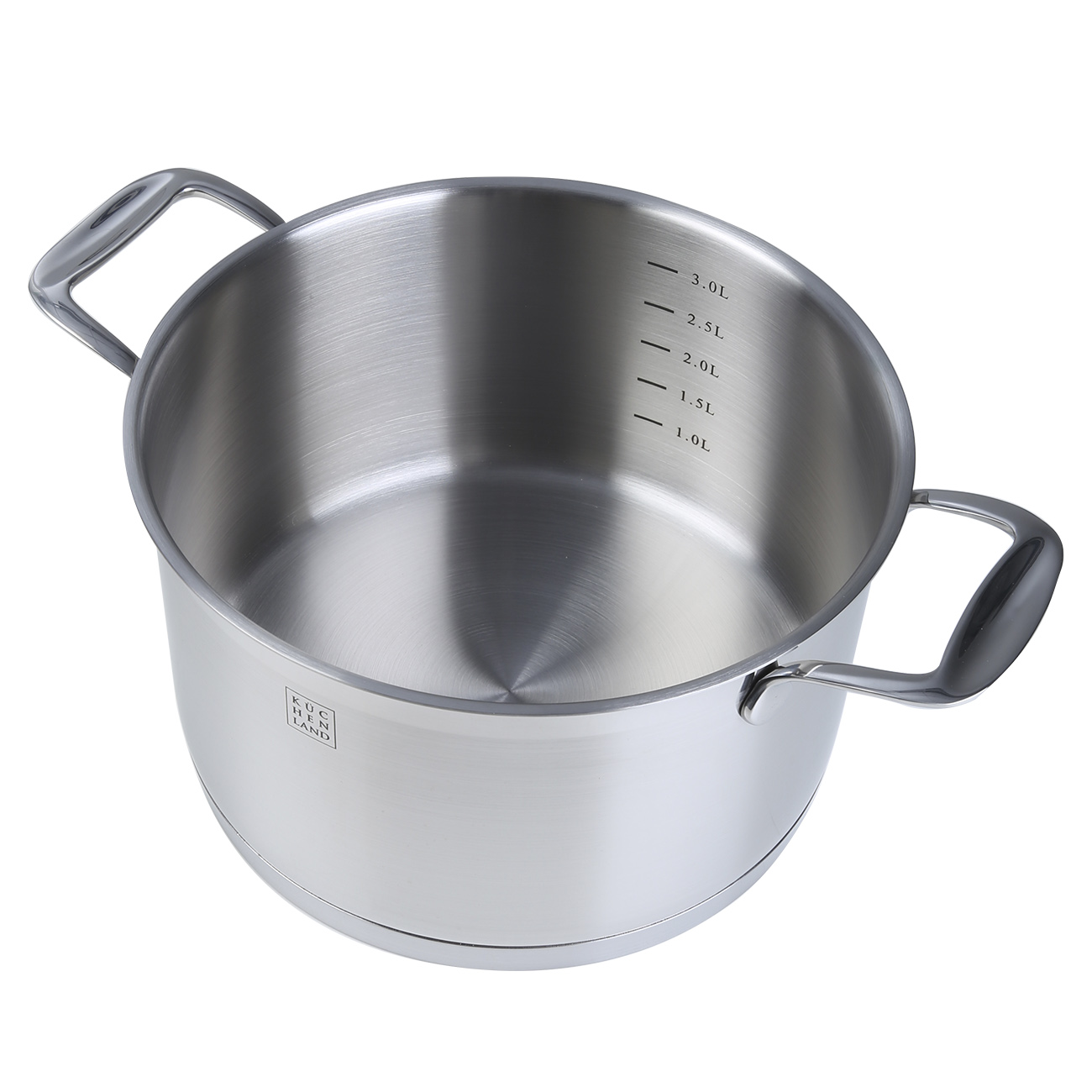 Pot with Lid, 20 cm, 3,8 l, Silver Stone