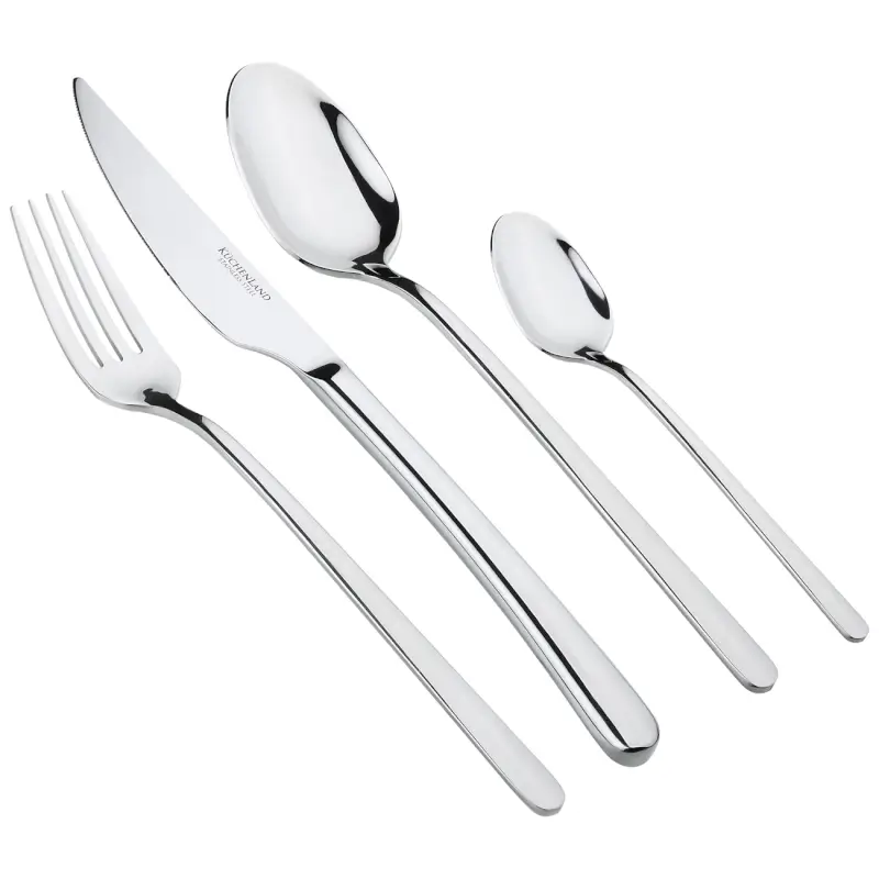 Flatware, 6 pers, 24 pr, steel, Toscana ,image-0