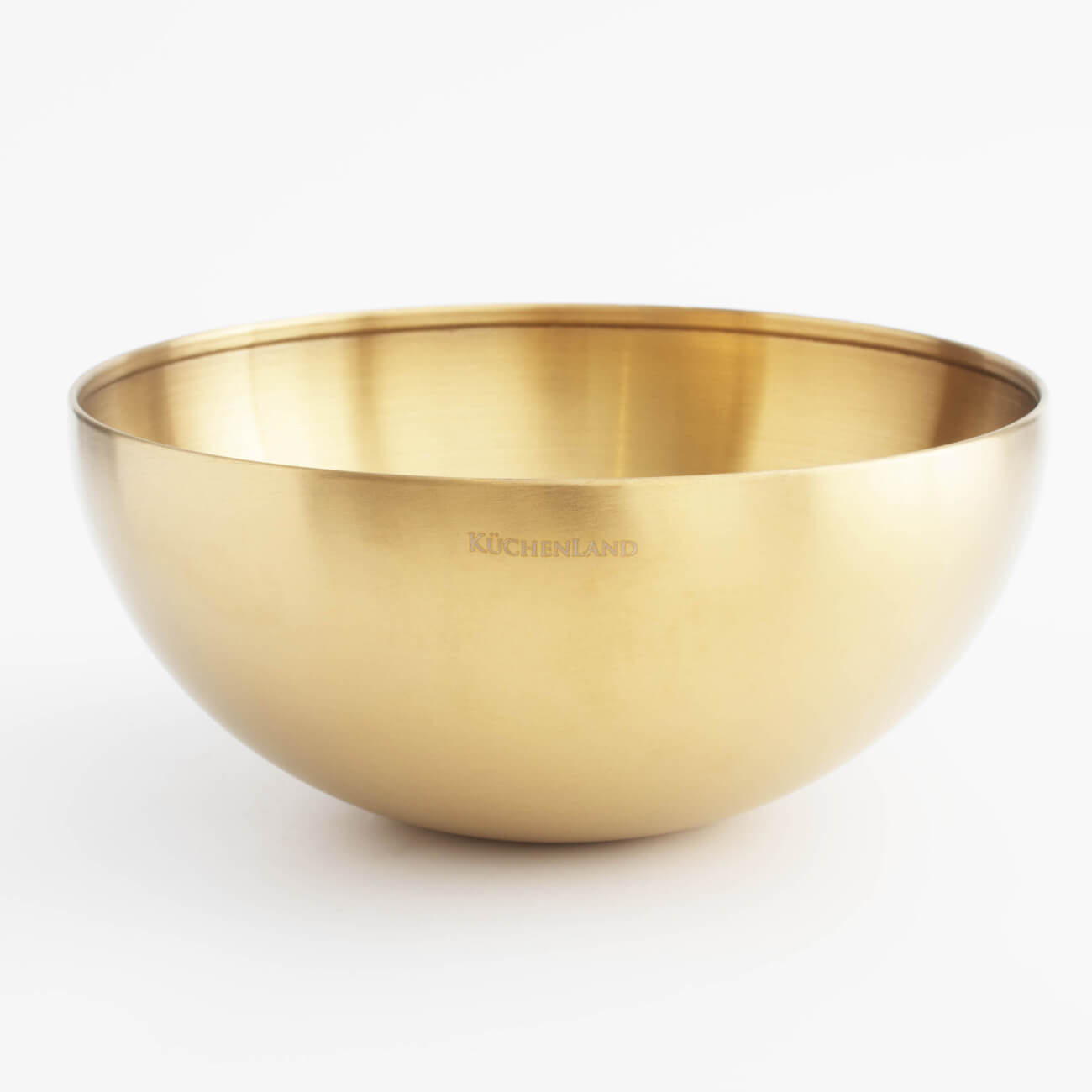 Bowl, 800 ml, steel, golden, Classic gold