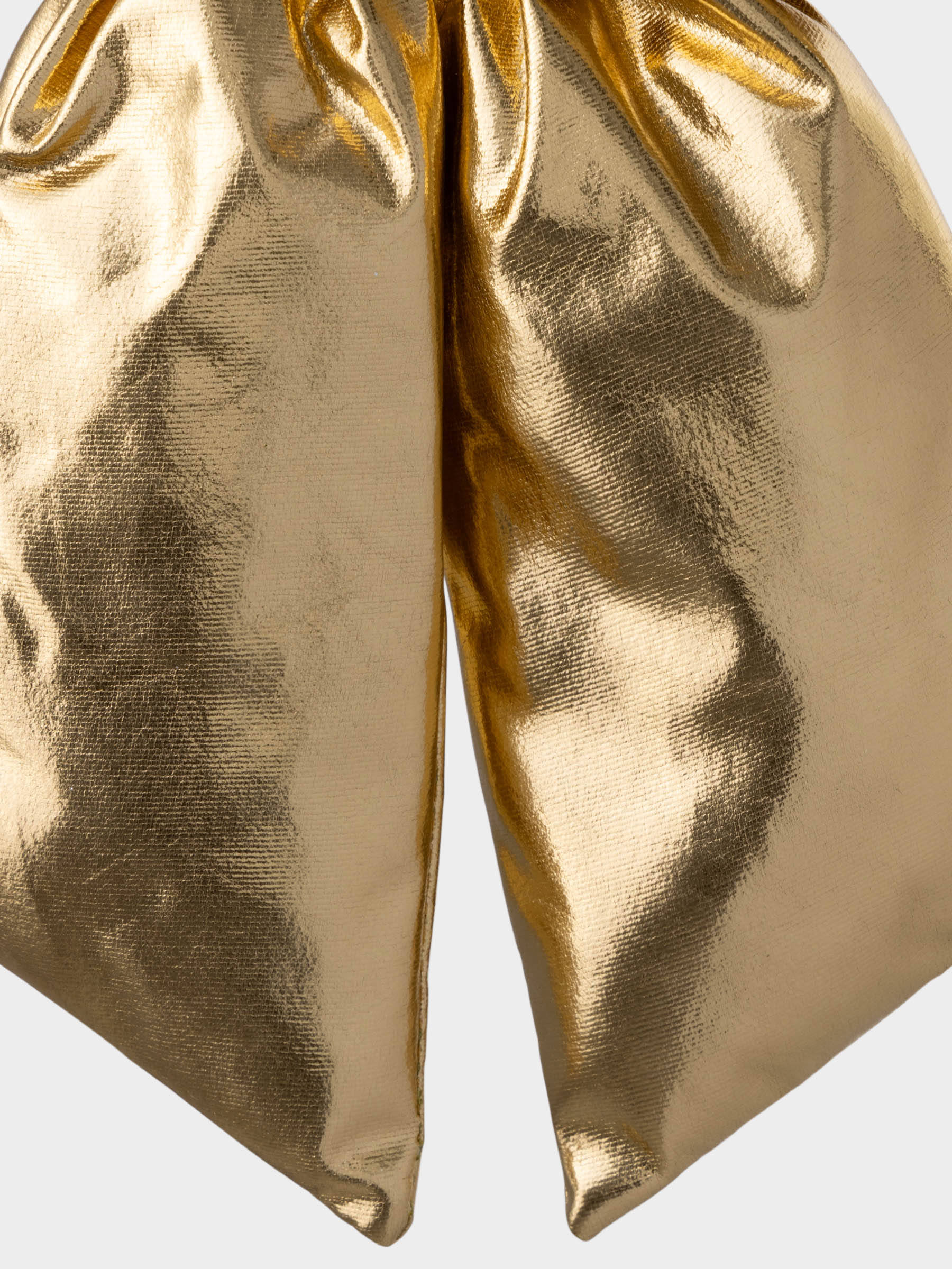 Decorative ornament, 26 cm, polyester, gold, Bow, Vogue bow, image-2