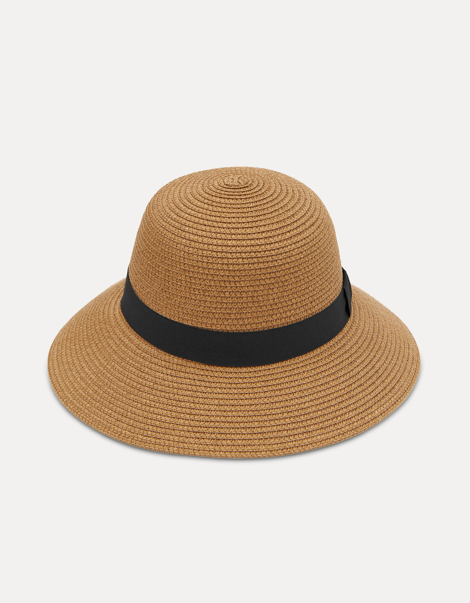 Hat, 57 cm, single size, paper / polyester, beige, Banjo, image-0