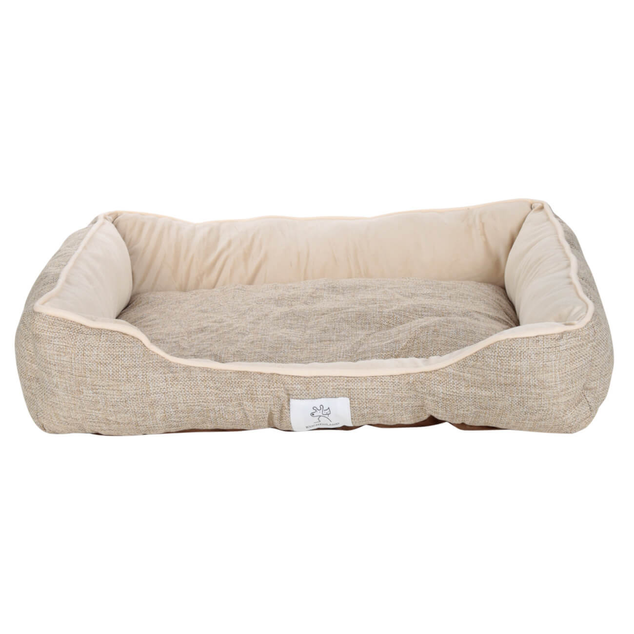 Animal lounger, 61x50x13 cm, polyester, beige, Funny pet