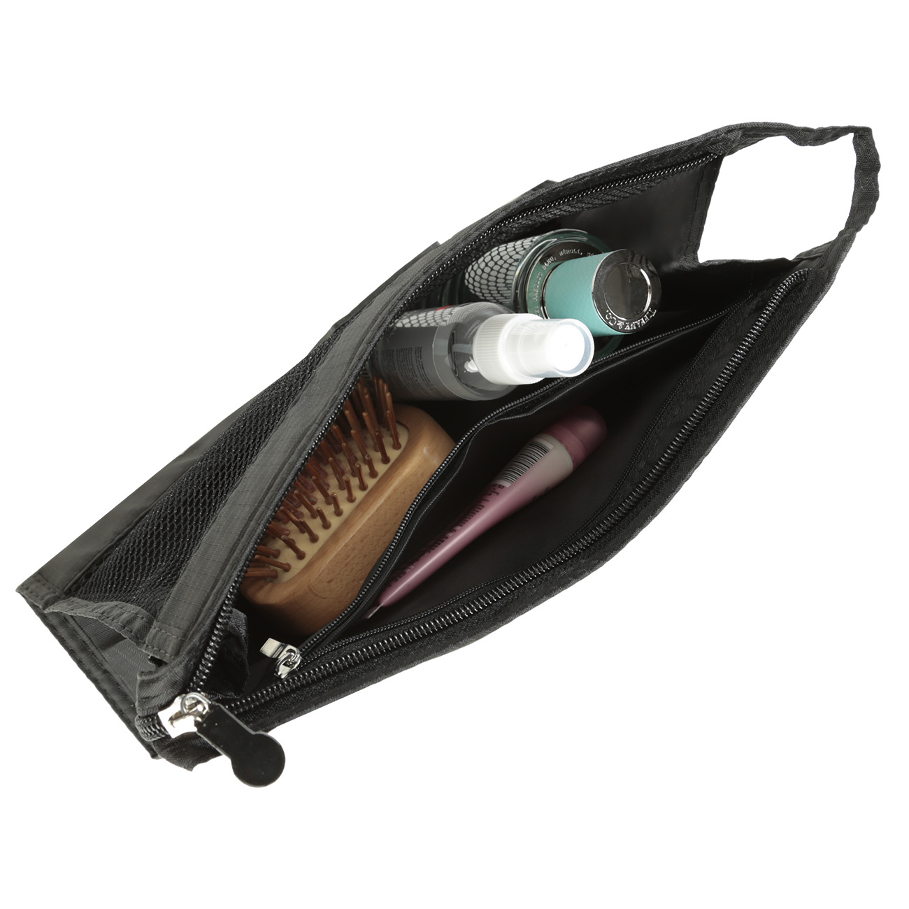 Travel Organizer Set, 3 pcs, Polyester, Black, Easy Travel
