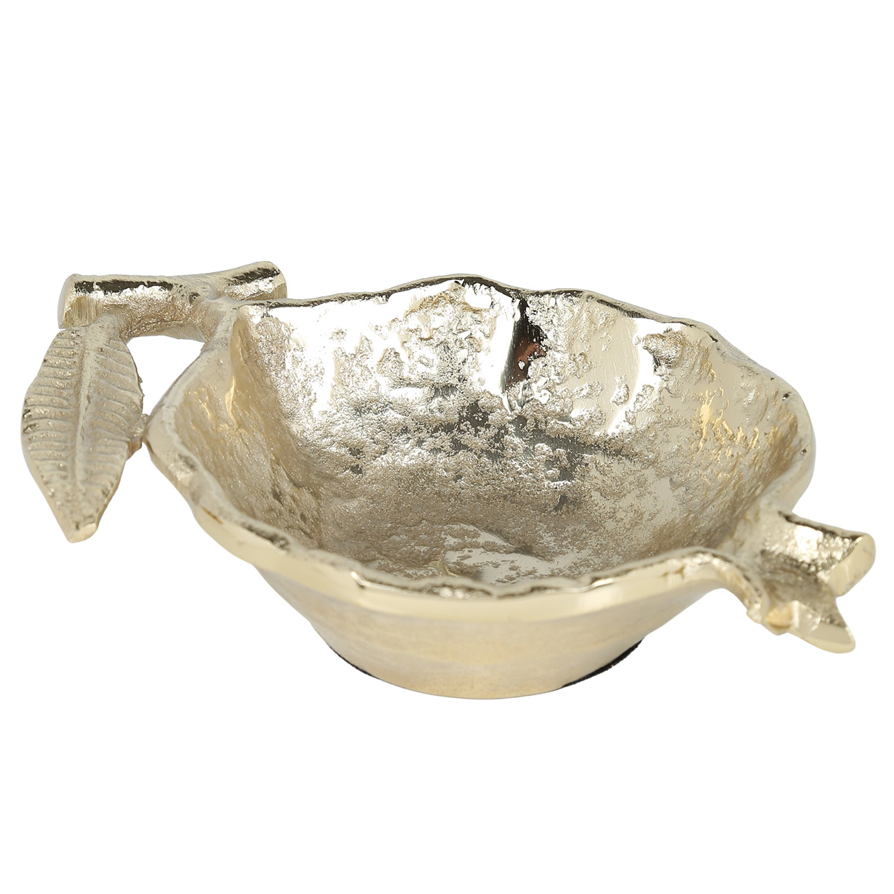 Decorative dish, 19x14 cm, metal, golden, Garnet, Fantastic gold, image-1