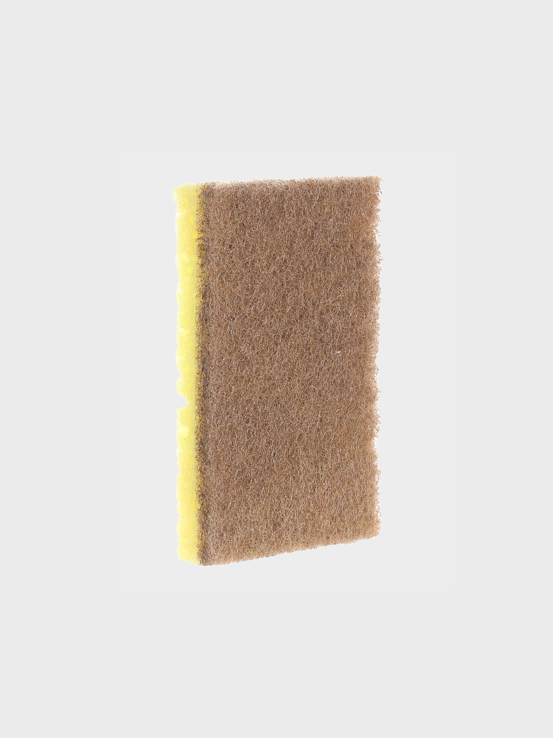 Dish washing sponge, 11x7 cm, 2 pcs, wood fiber/sisal, beige, Green clean, image-1