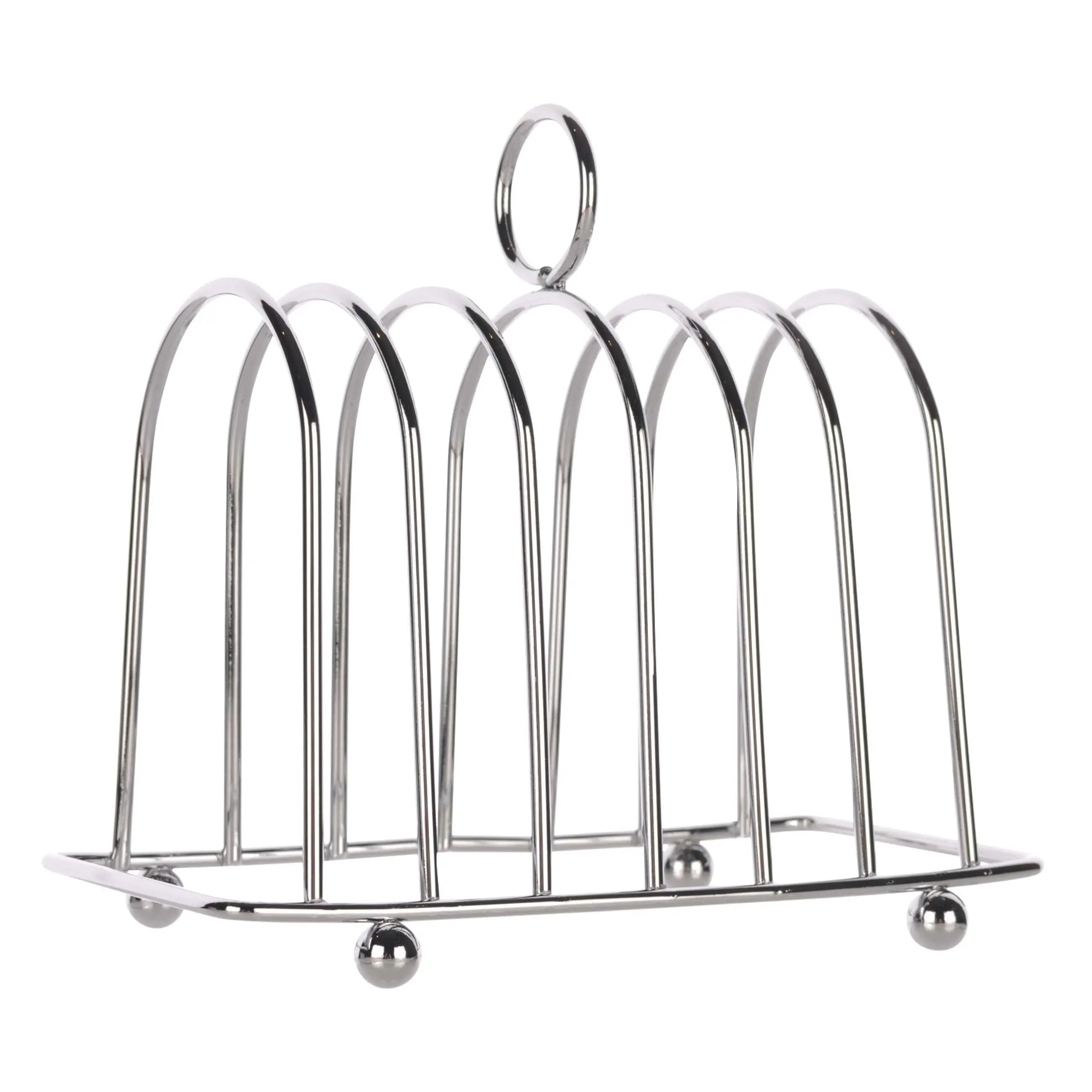 Toast stand, 14x12 cm, 6 units, steel, Classic, image-0