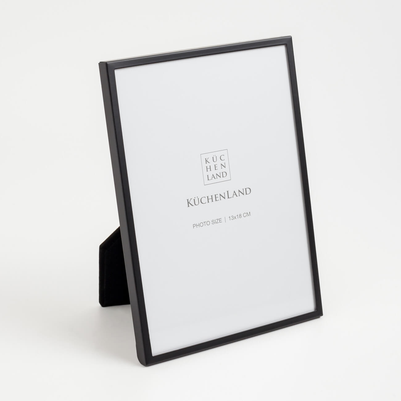 Photo frame, 18x13 cm, metal / glass, Black, Frames