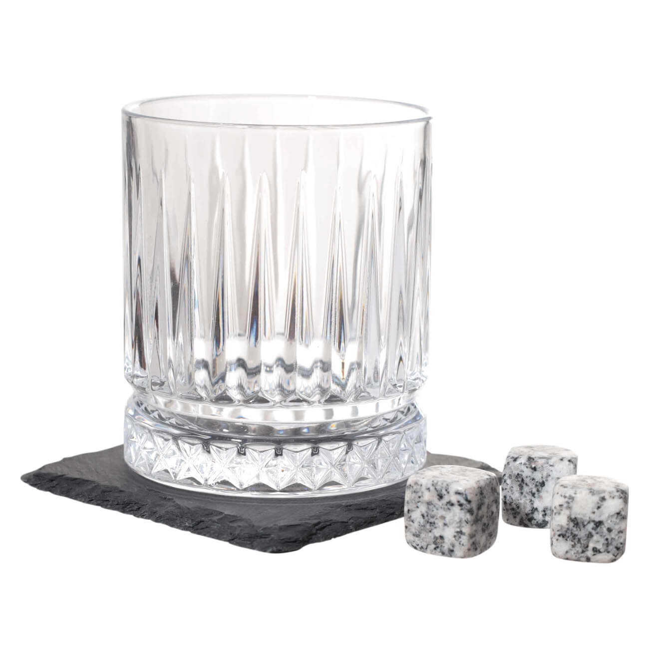 Whiskey set, 1 persons, 5 items, in a box, glass / cubes/stand, glass / marble/slate, Bar изображение № 1