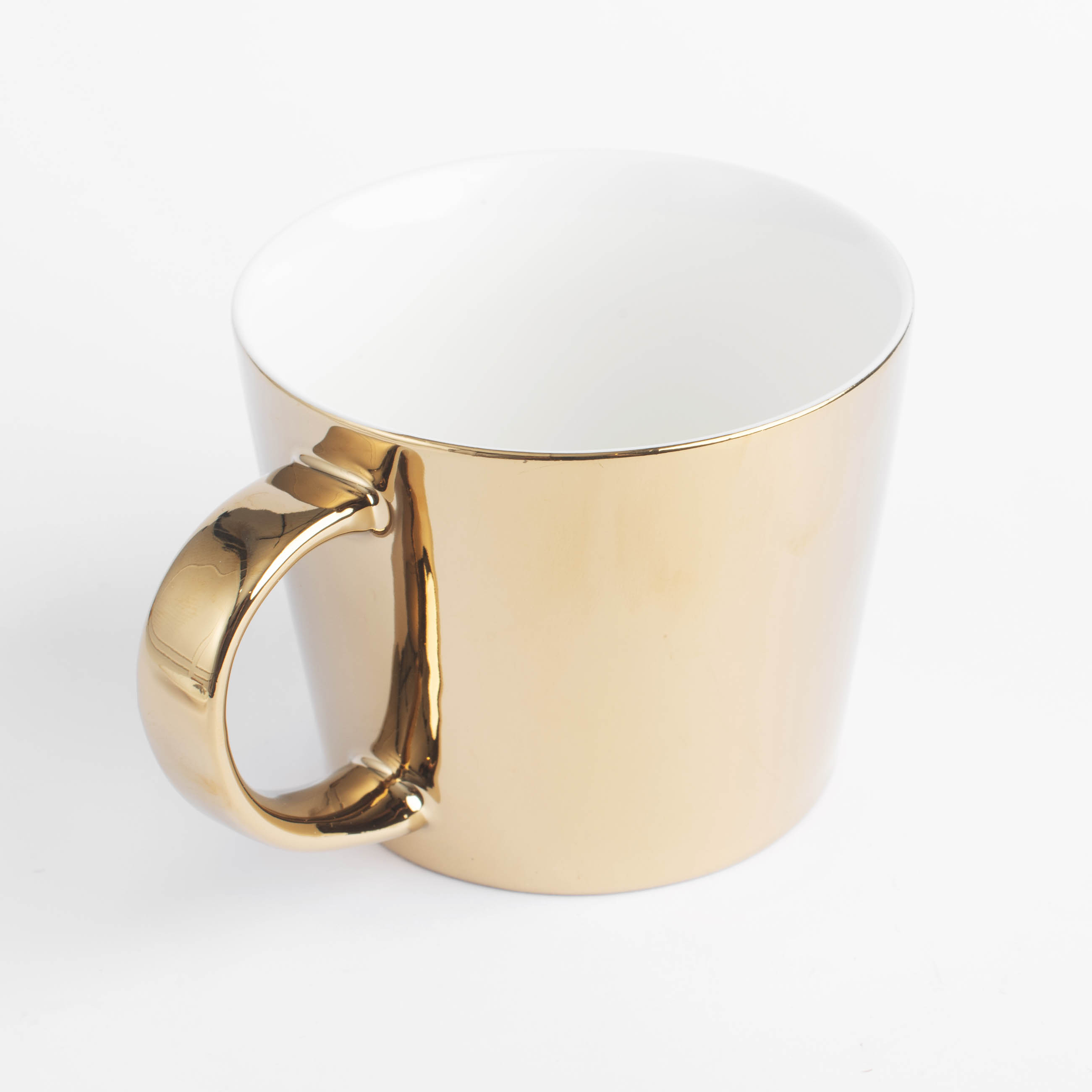 Tea pair, 1 pers, 2 items, 230 ml, porcelain P, white and golden, Fish, Goldfish, image-5