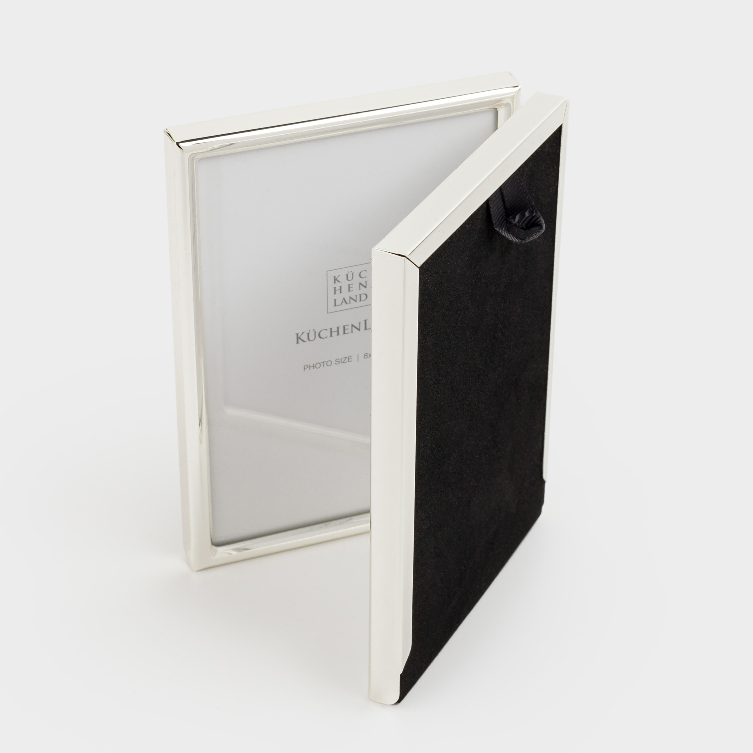 Photo frame, 13x19 cm, 2 photos, metal / glass, silver, Fantastic, image-4