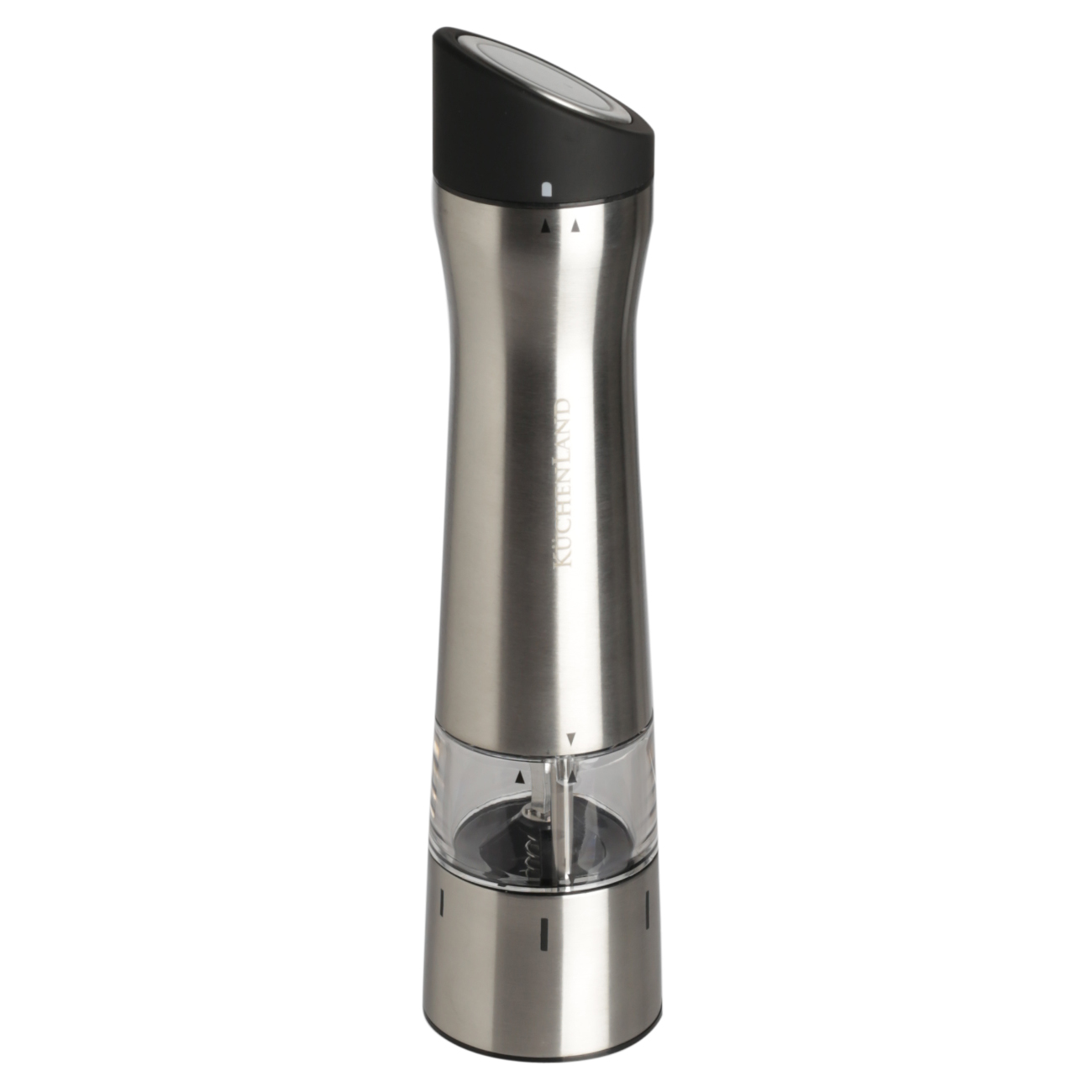 Spice mill, 24 cm, electric, steel / plastic, LED B, beveled, Classic