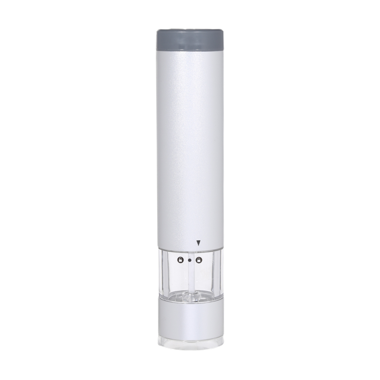 Spice mill, 22 cm, 2 pcs, electric, metal / plastic, LED B, Grey, Piquant, image-4
