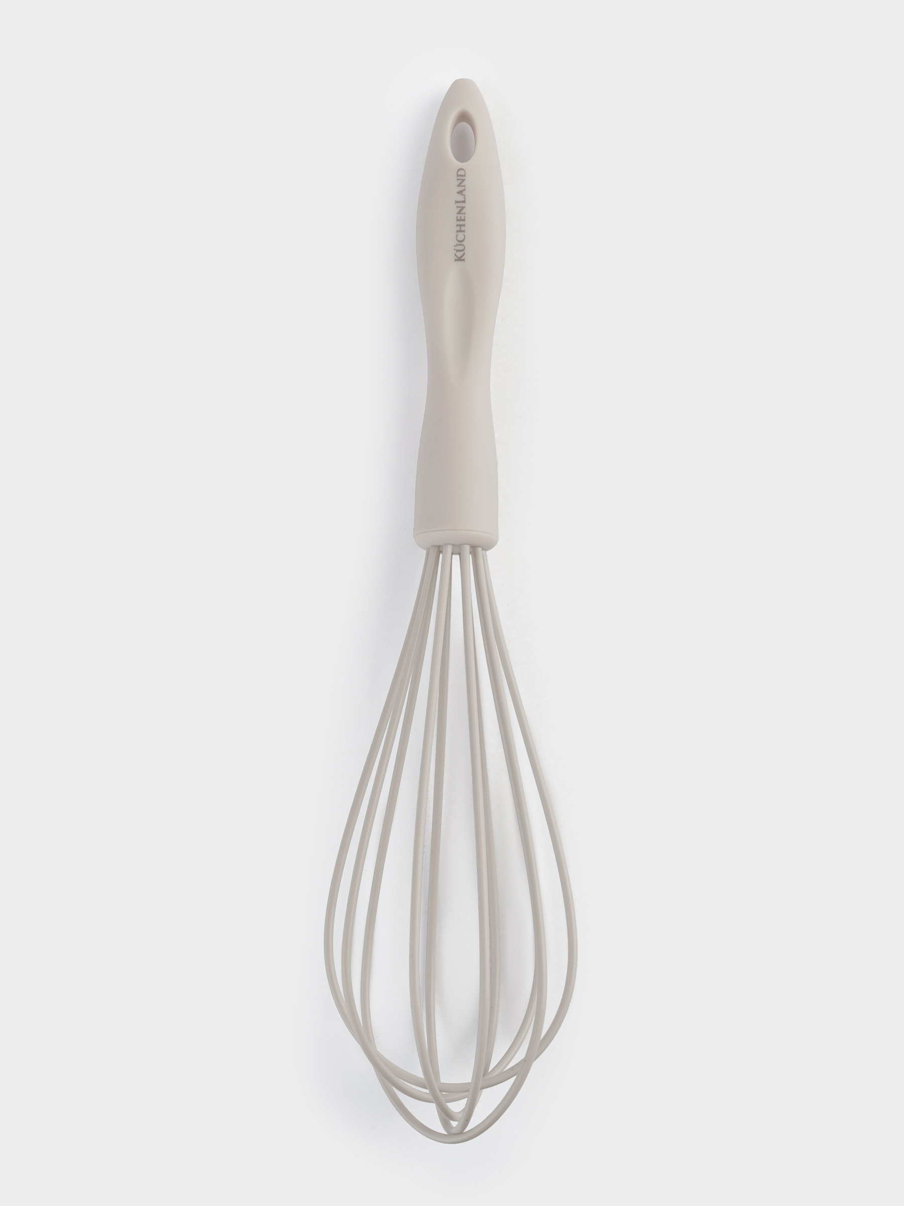 Whisk, 26 cm, silicone / plastic, beige, Benefit, image-0