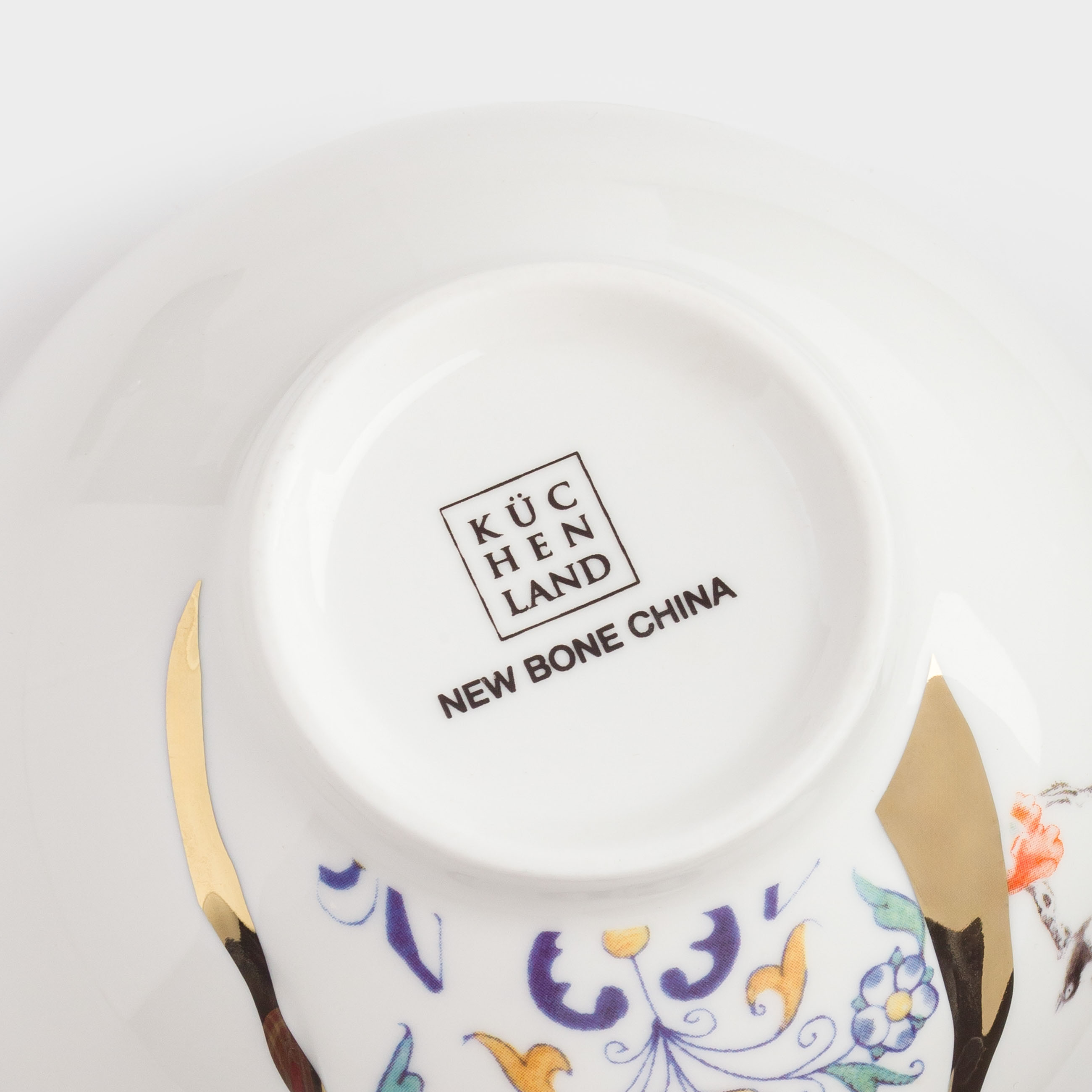 Bowl, 13x6 cm, porcelain N, white and gold, Kintsugi, Kintsugi, image-3