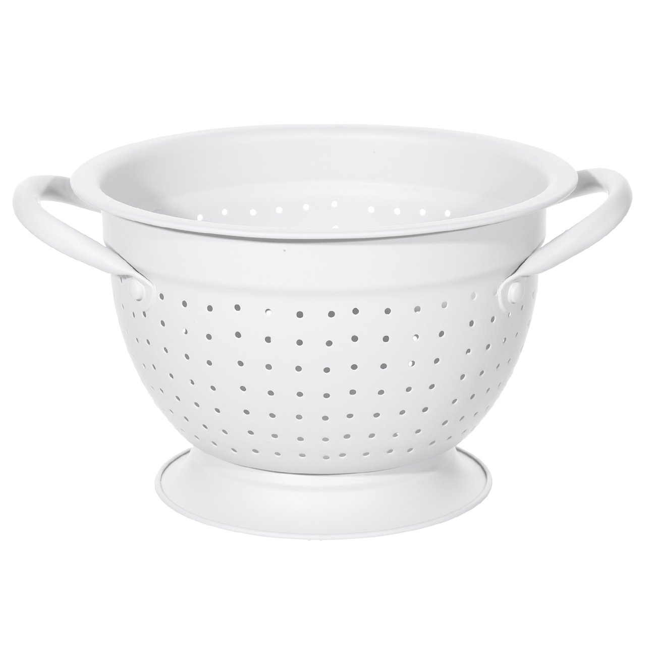 Colander, 22 cm, with two handles, steel, Milk, Soft