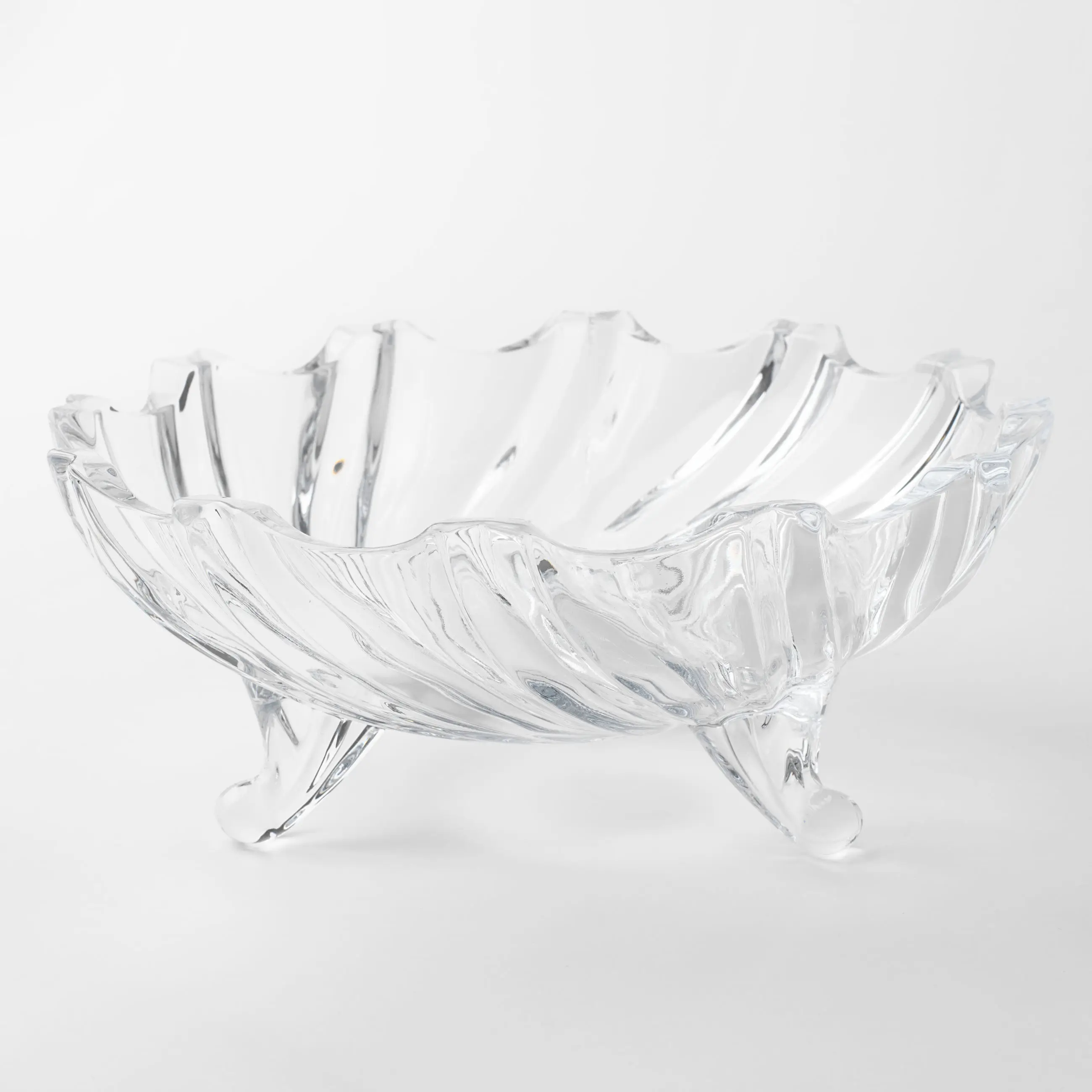 Salad bowl on legs, 23x9 cm, 830 ml, glass R, Torsido, image-0