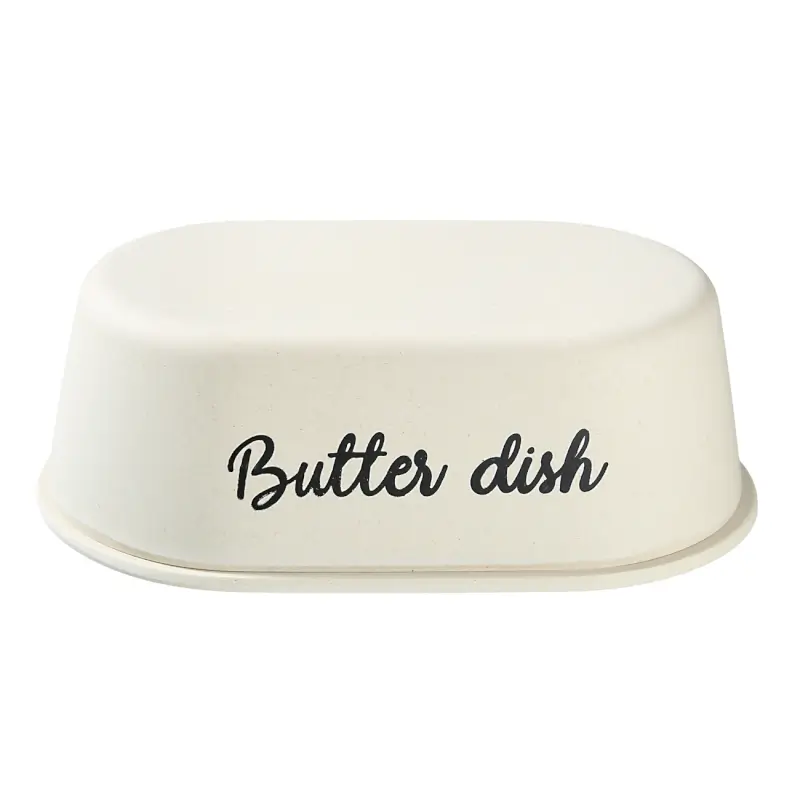 Butter dish, 16 cm, bamboo, oval, Crиme ,image-0