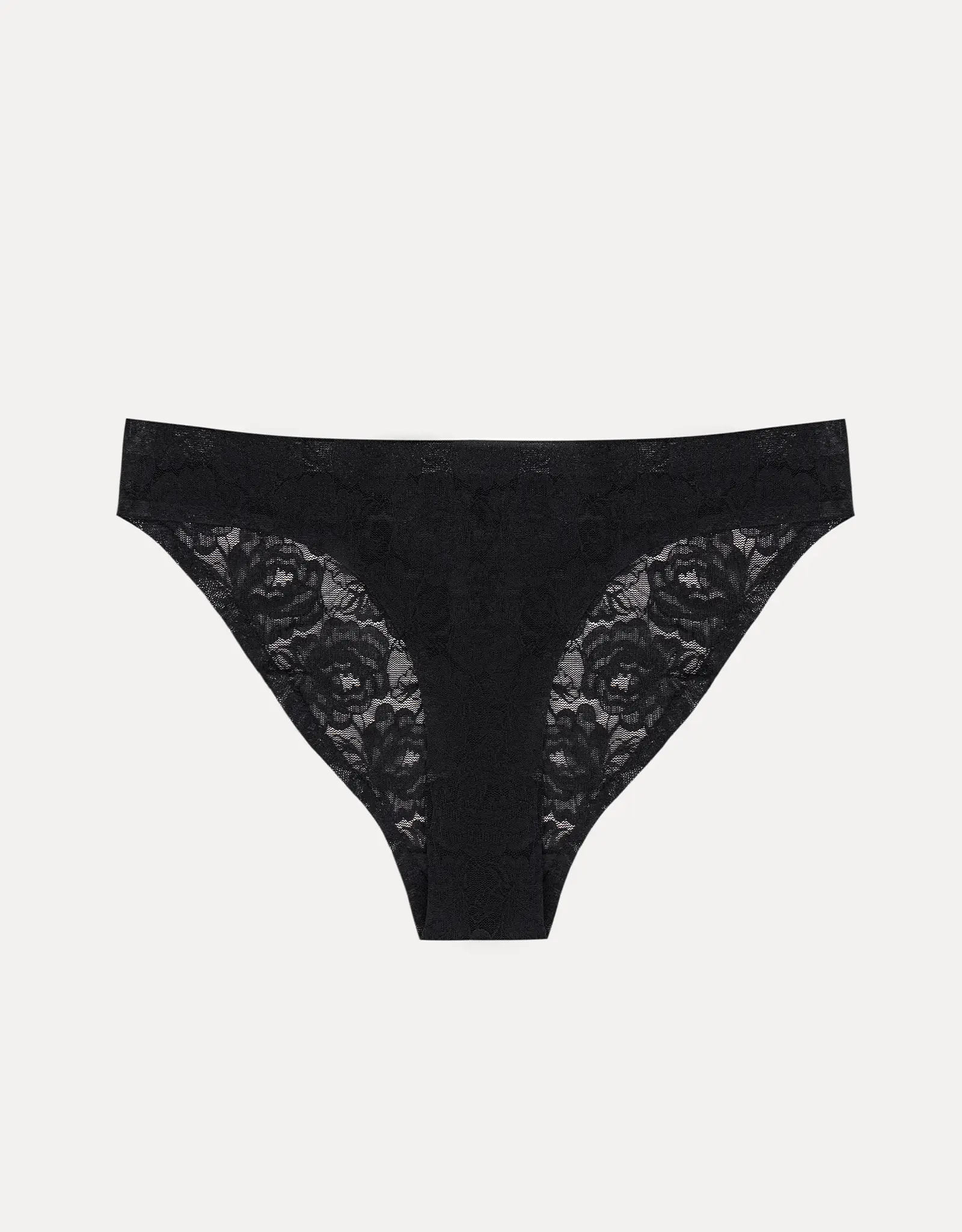 Women's underwear, size L, nylon/spandex, lace, black, Slips, Lacie