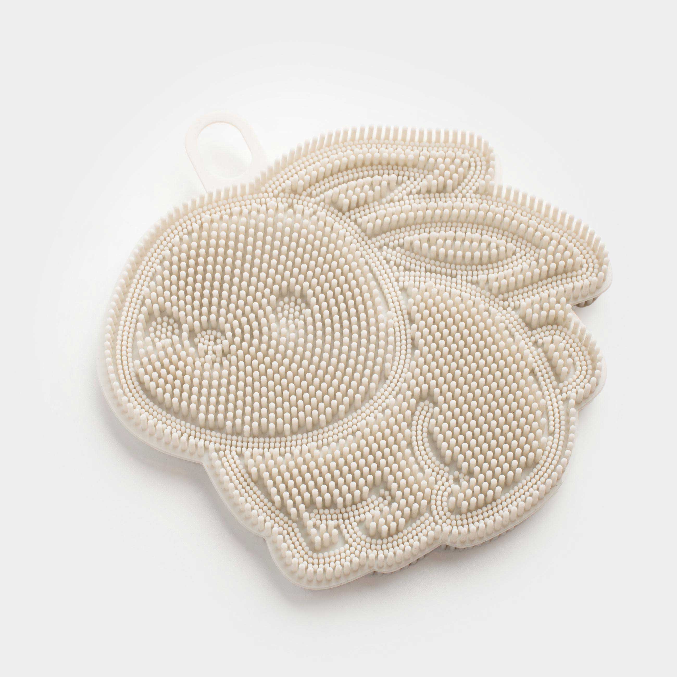 Dish washing sponge, 13 cm, Silicone, gray, Rabbit, Manny, image-1