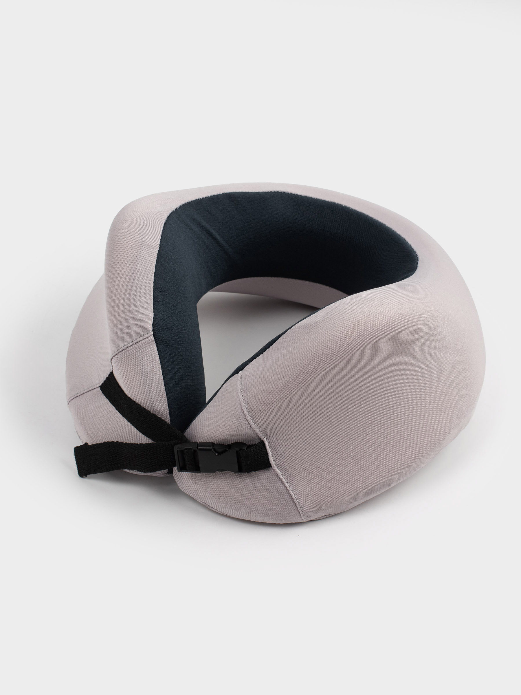 Travel pillow, 27 cm, polyester, beige-black, Travel comfort, image-6