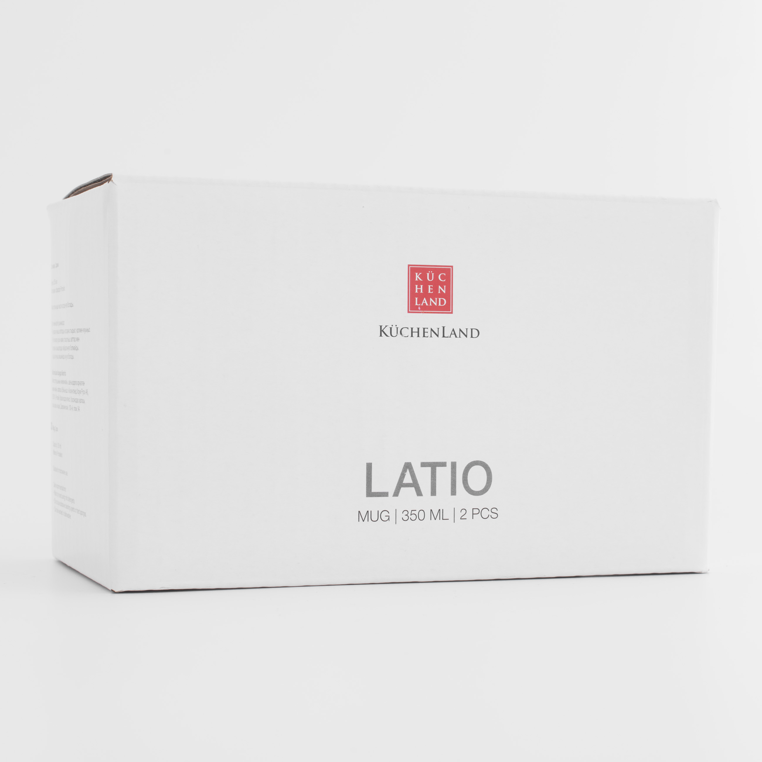 Mug, 350 ml, 2 pcs, porcelain P, milky, speckled, Latio