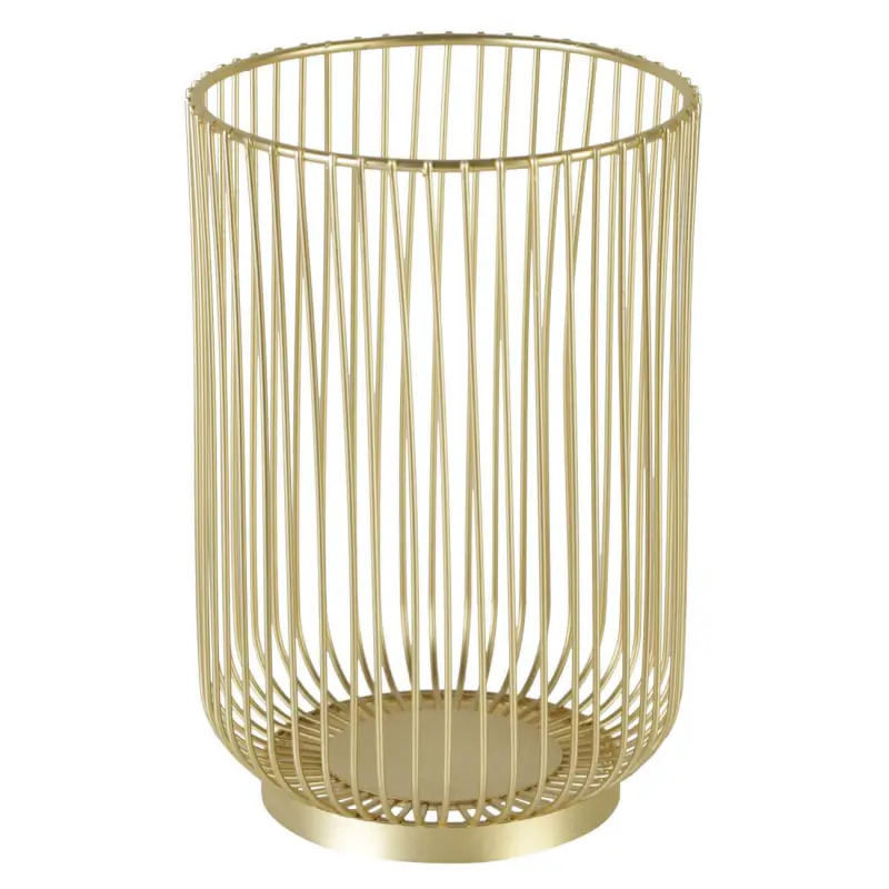 Stand for kitchen accessories, 18 cm, metal, gold, Twist gold
