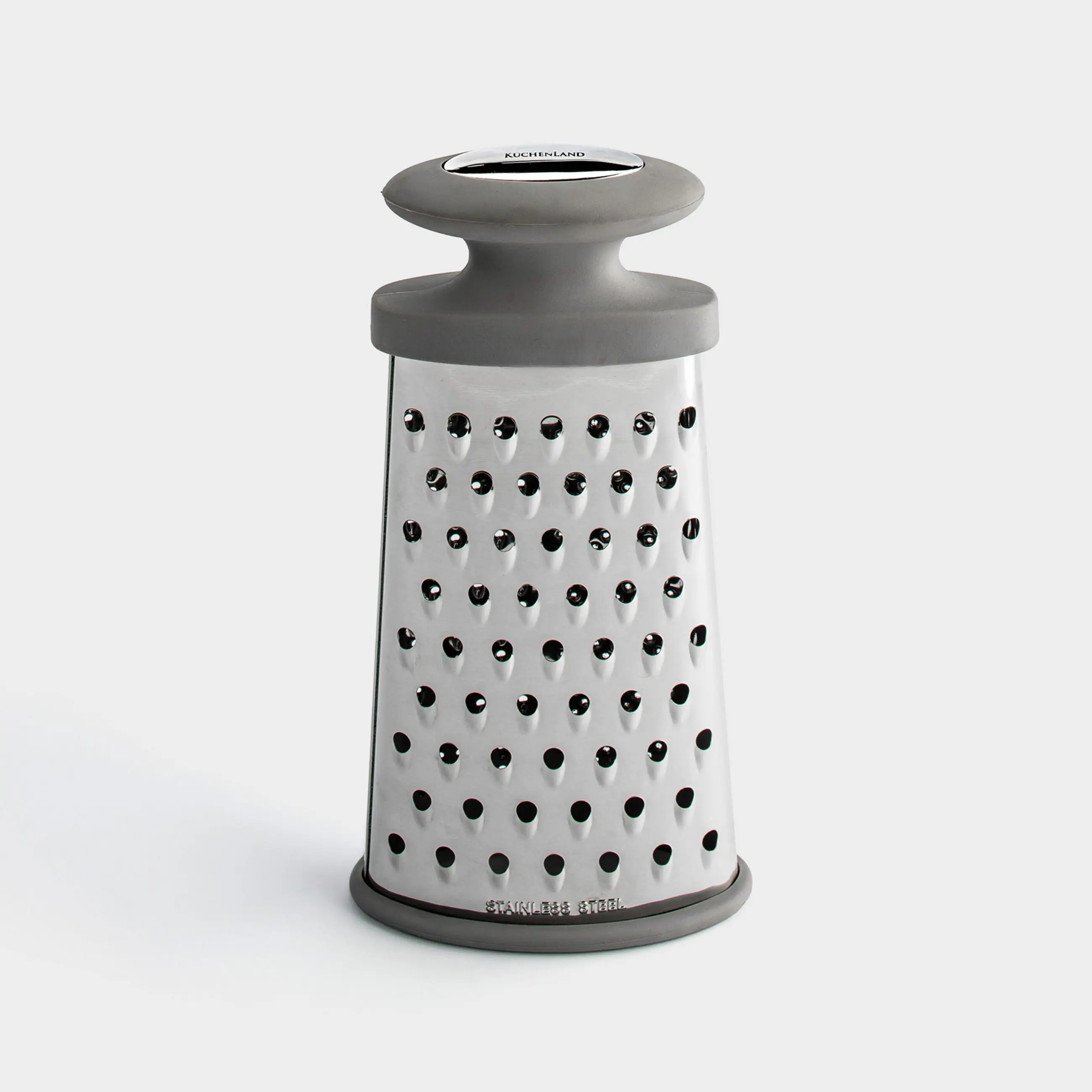 Grater, 15 cm, two-sided, steel / plastic, grey, Thin