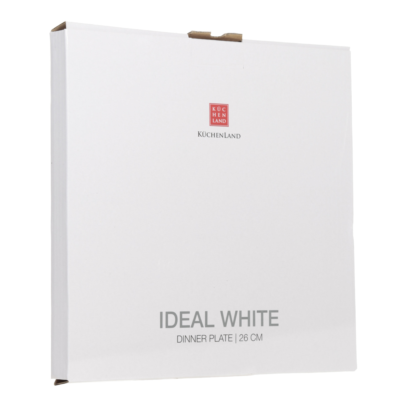 Dining plate, 26 cm, porcelain F, white, Ideal white