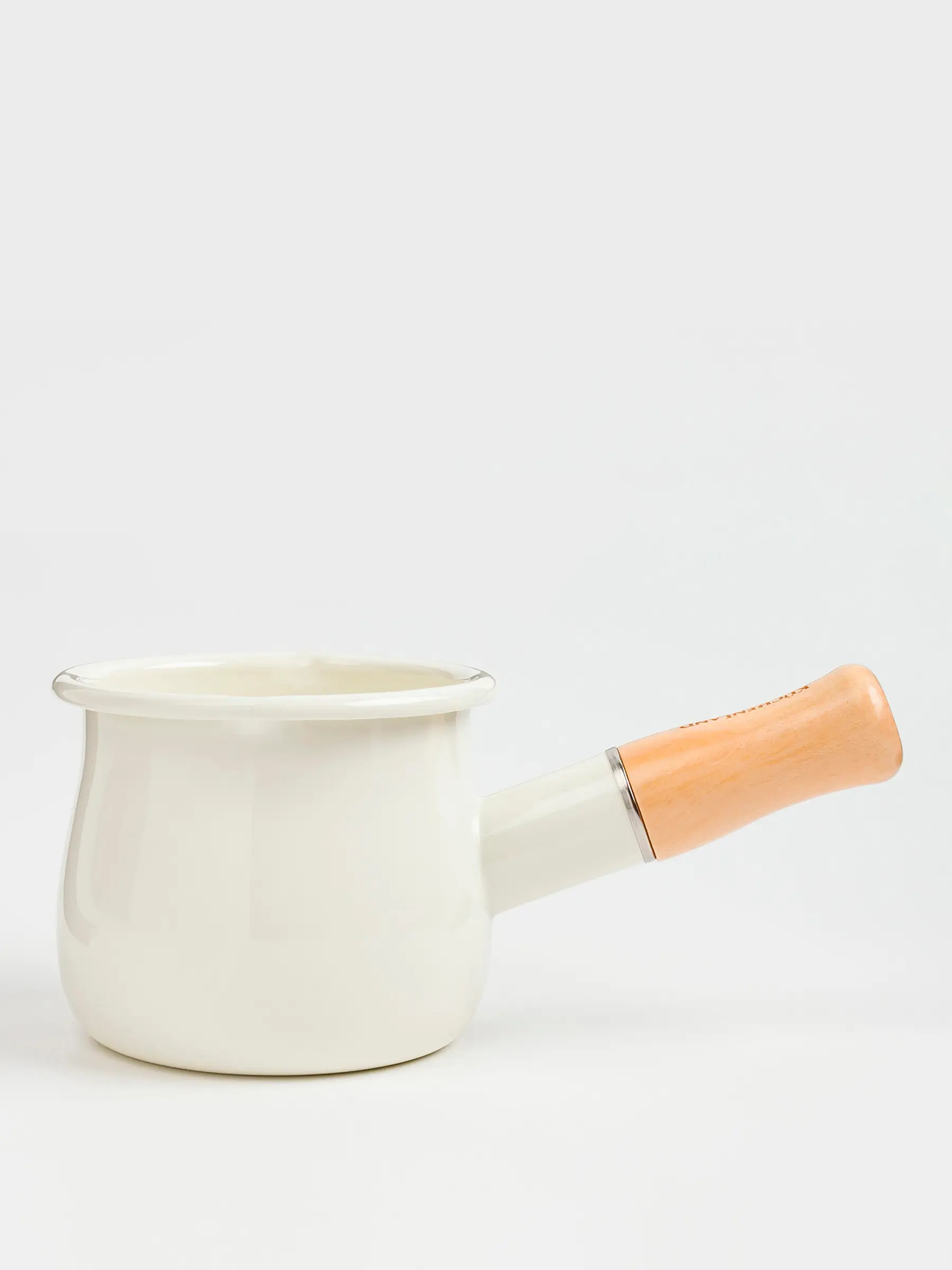 Turka, 550 ml, enameled metal/wood, milk, Nostalgia