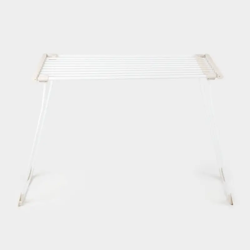 Floor-standing clothes dryer, 200x55 cm, sliding, metal, beige, Compact
