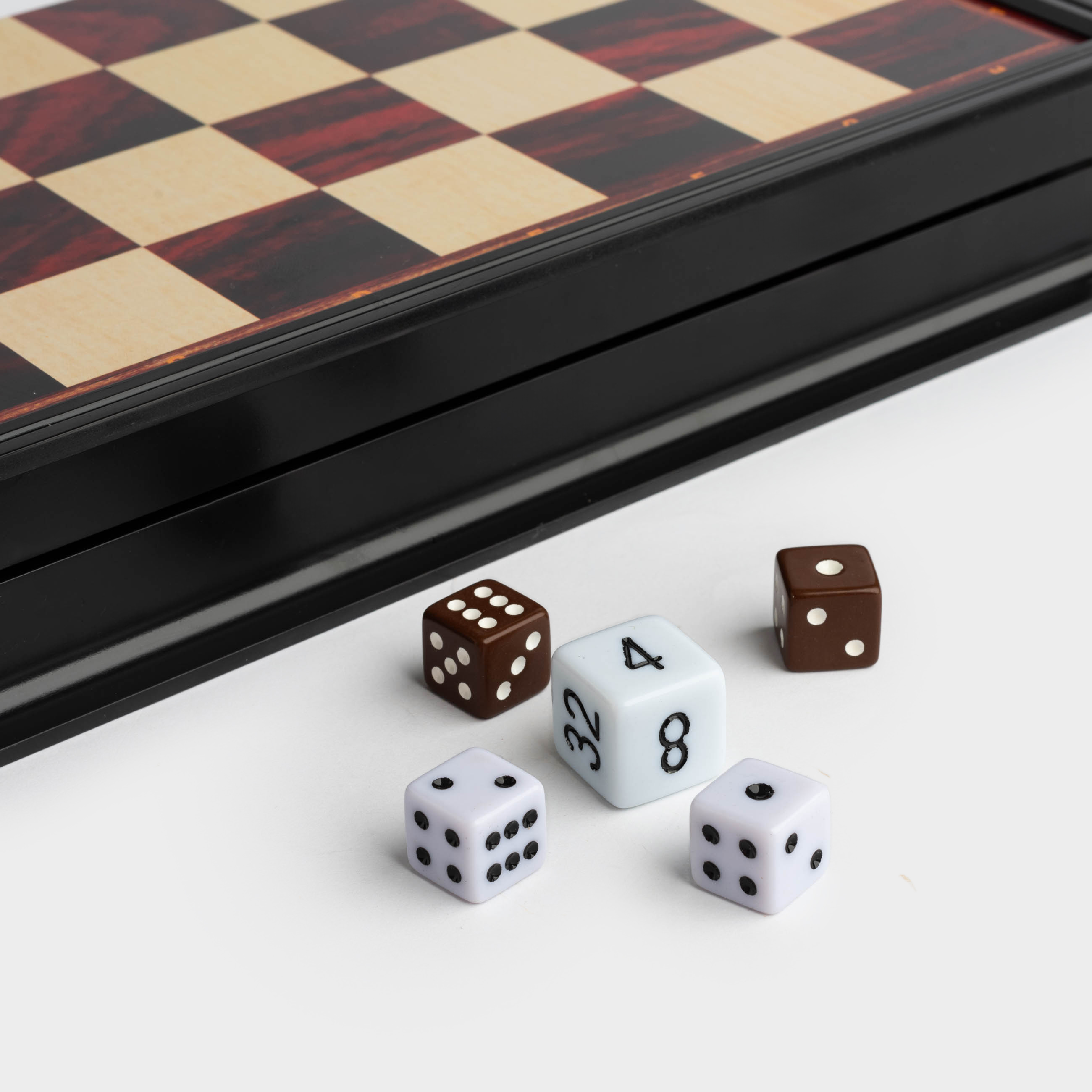 Board game, 25x25 cm, checkers/backgammon, road, plastic, Hobby light, image-5